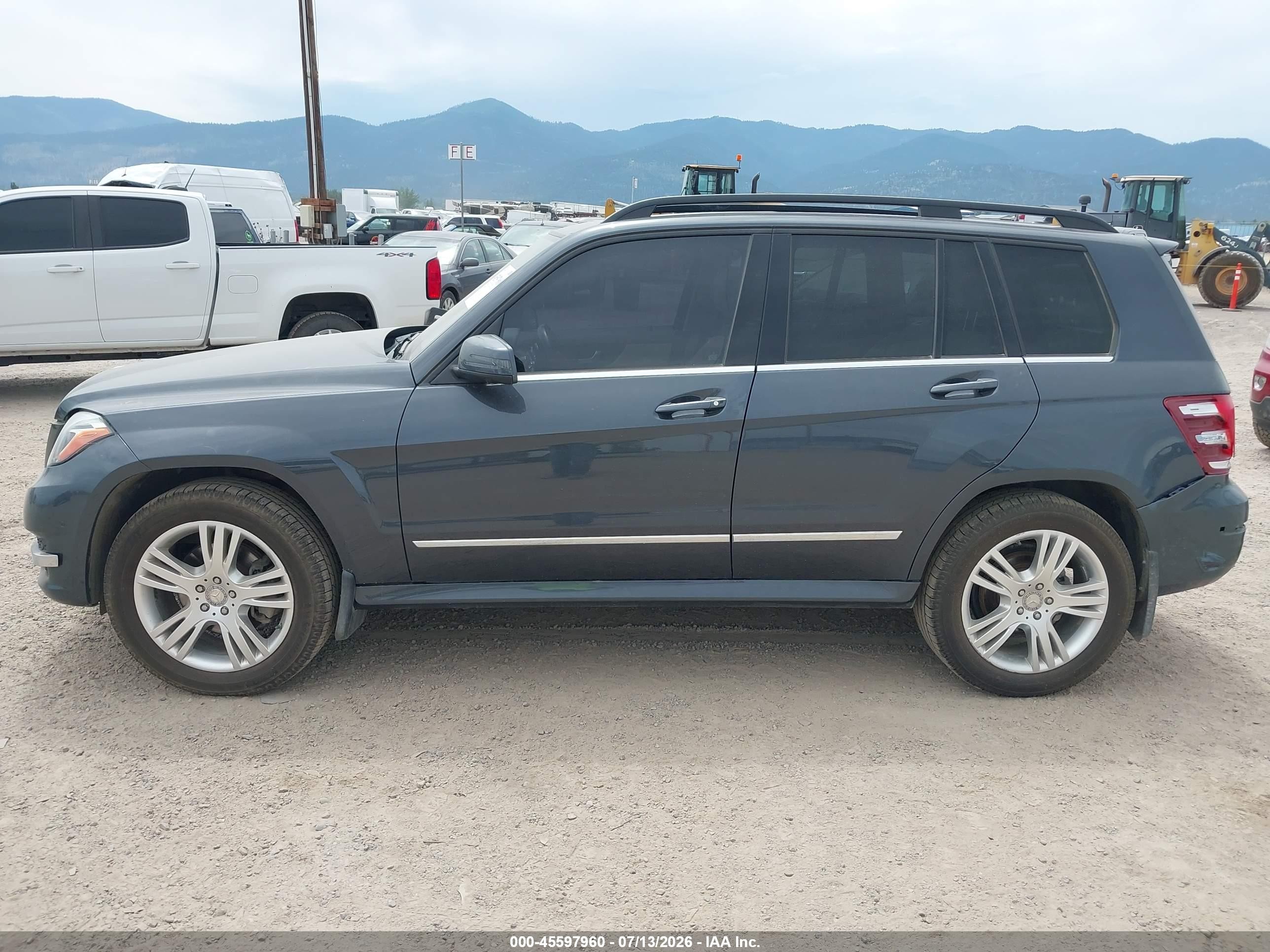 2014 Mercedes-benz Glk 250 Bluetec 4matic Gray vin: WDCGG0EB6EG188486