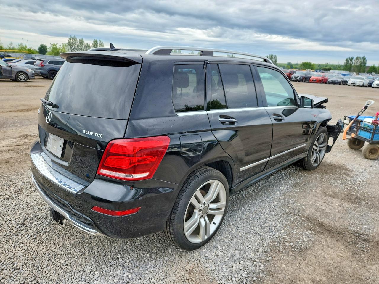 2014 Mercedes-benz Glk 250 Bluetec Black vin: WDCGG0EB6EG193154