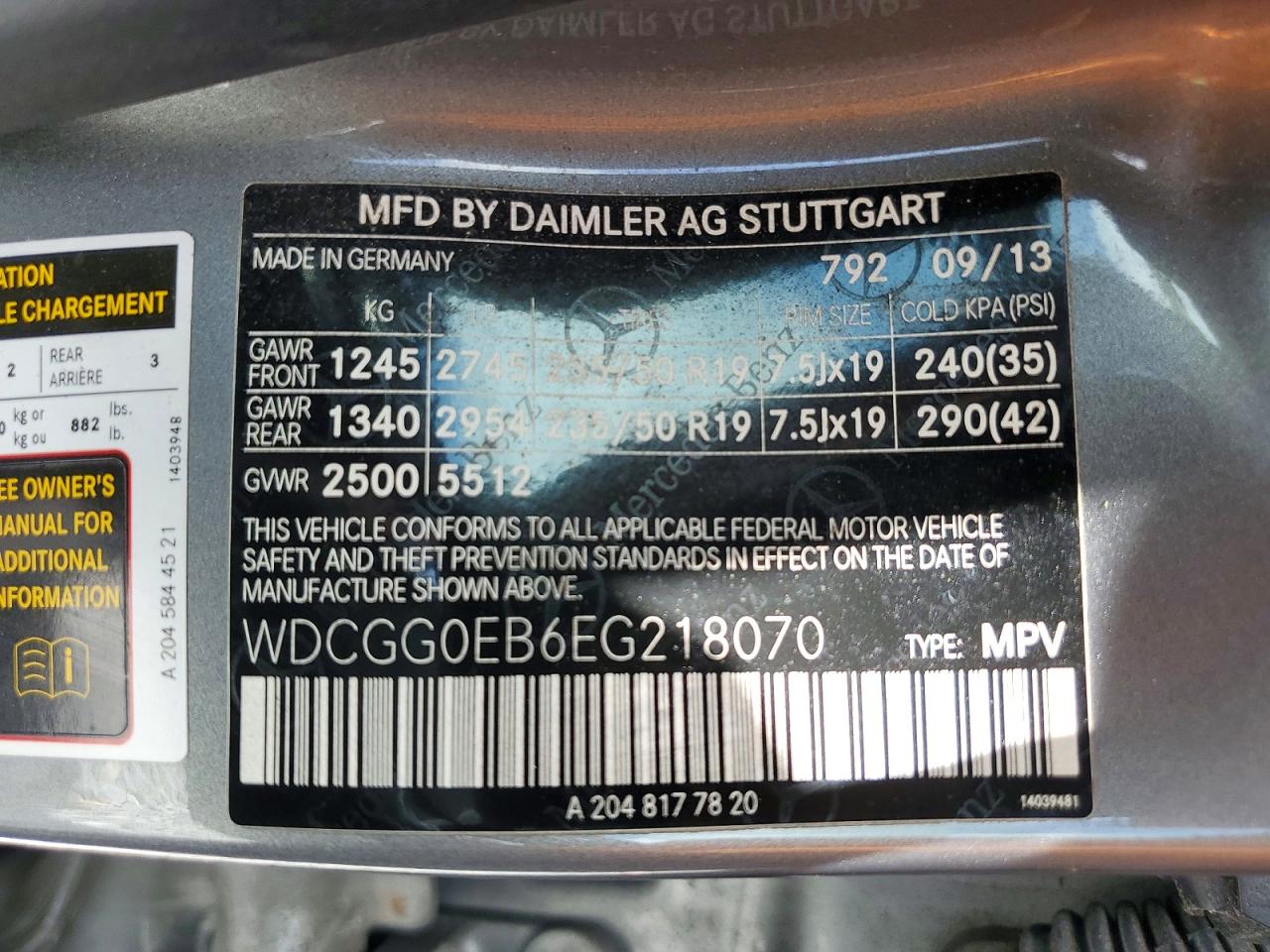 2014 Mercedes-benz Glk 250 Bluetec Silver vin: WDCGG0EB6EG218070