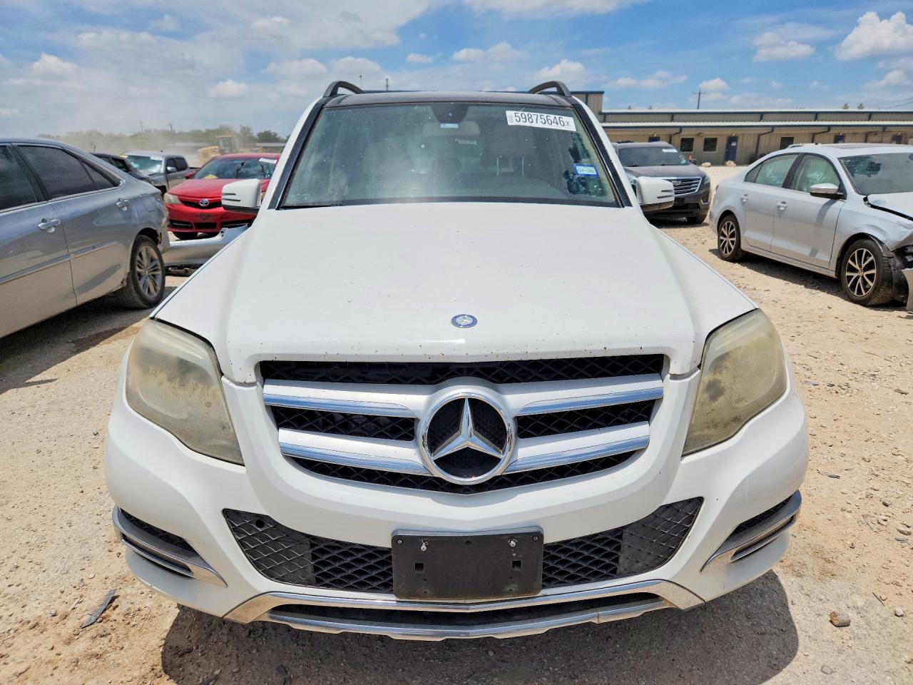 2014 Mercedes-benz Glk 250 Bluetec White vin: WDCGG0EB6EG224824