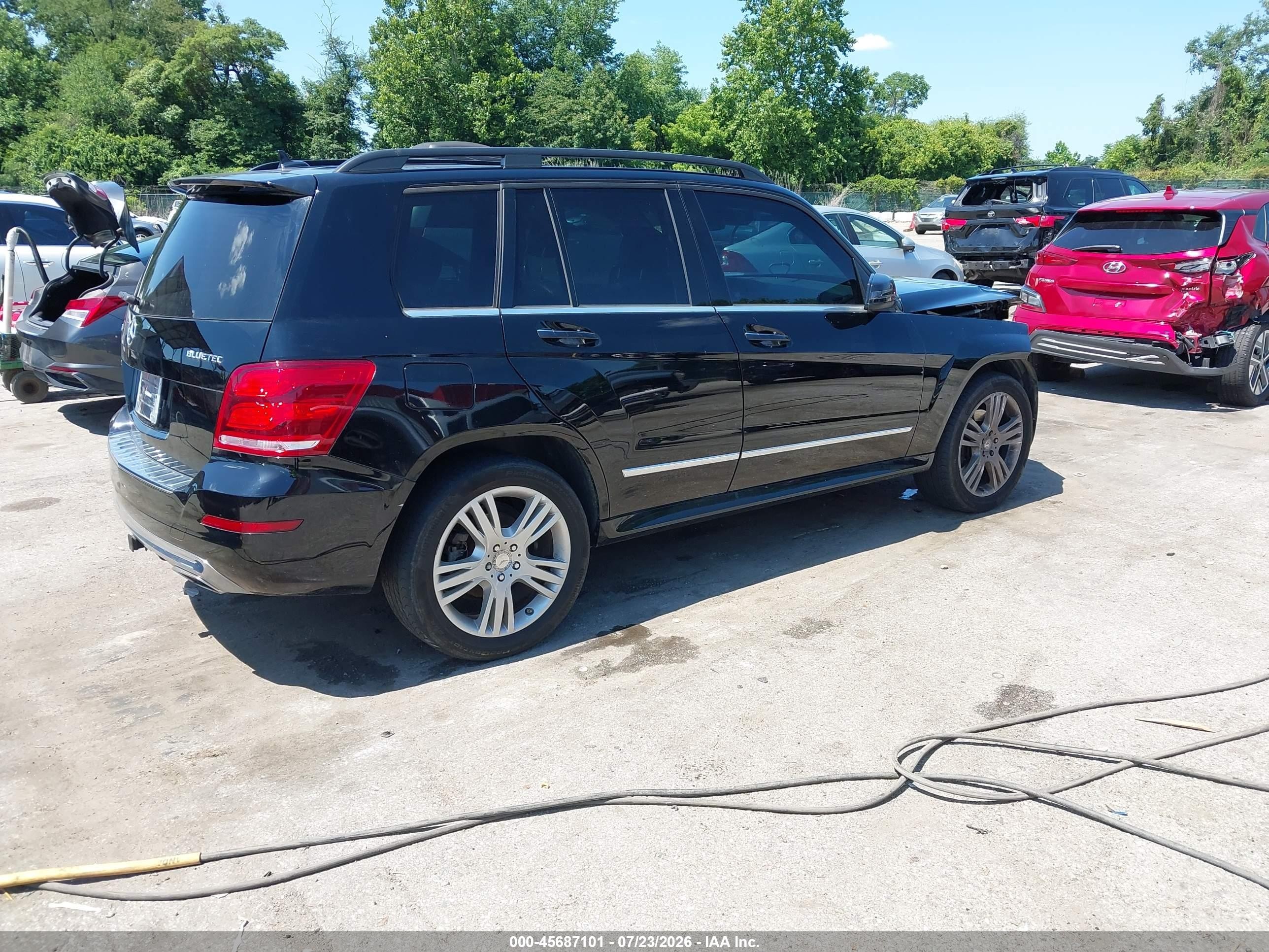 2014 Mercedes-benz Glk 250 Bluetec 4matic Black vin: WDCGG0EB6EG321201