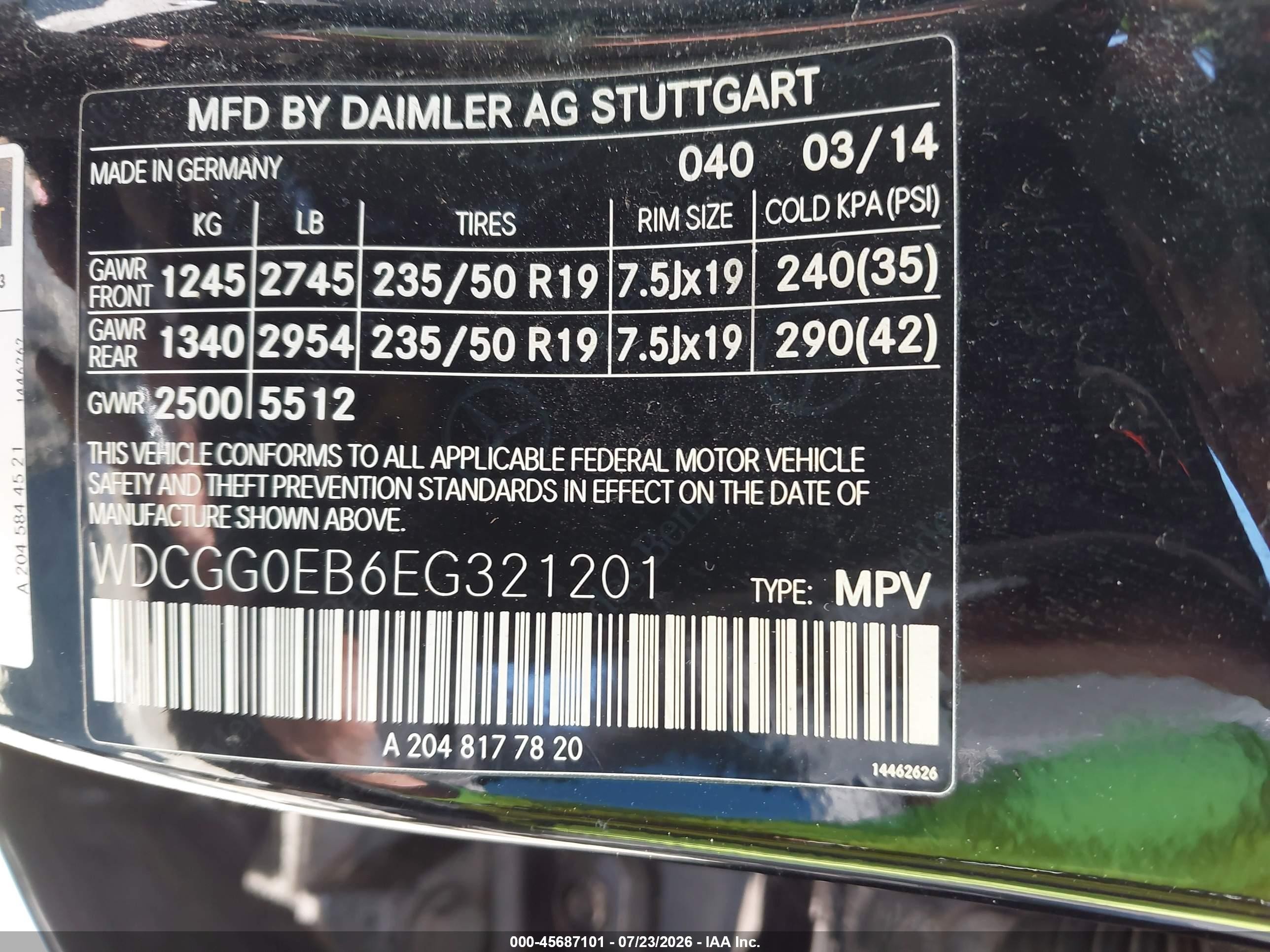 2014 Mercedes-benz Glk 250 Bluetec 4matic Black vin: WDCGG0EB6EG321201