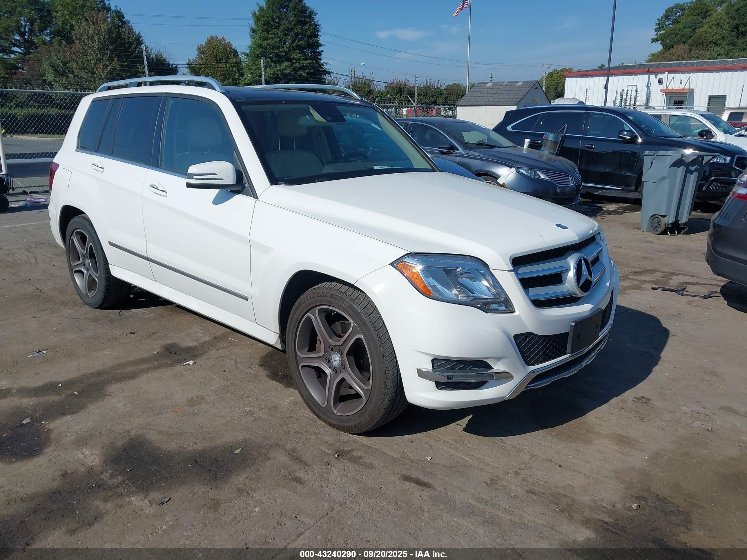 2015 Mercedes-benz Glk 250 Bluetec 4matic White vin: WDCGG0EB6FG428654