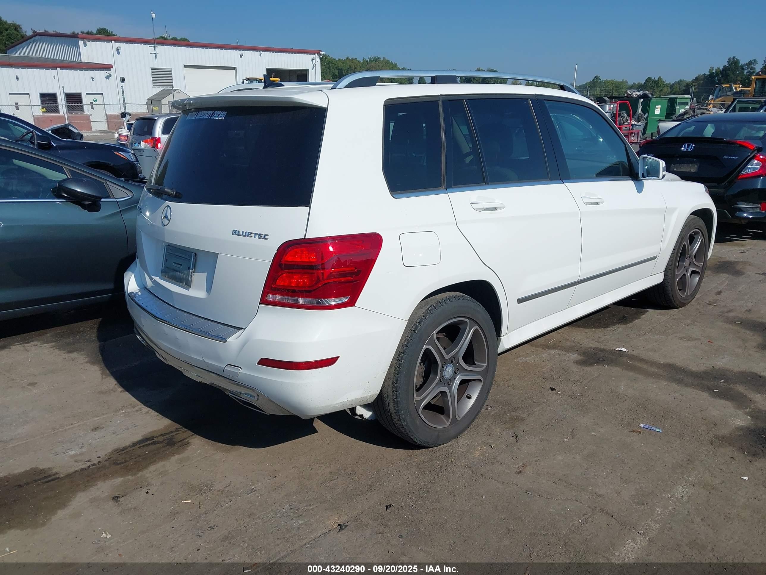 2015 Mercedes-benz Glk 250 Bluetec 4matic Белый vin: WDCGG0EB6FG428654