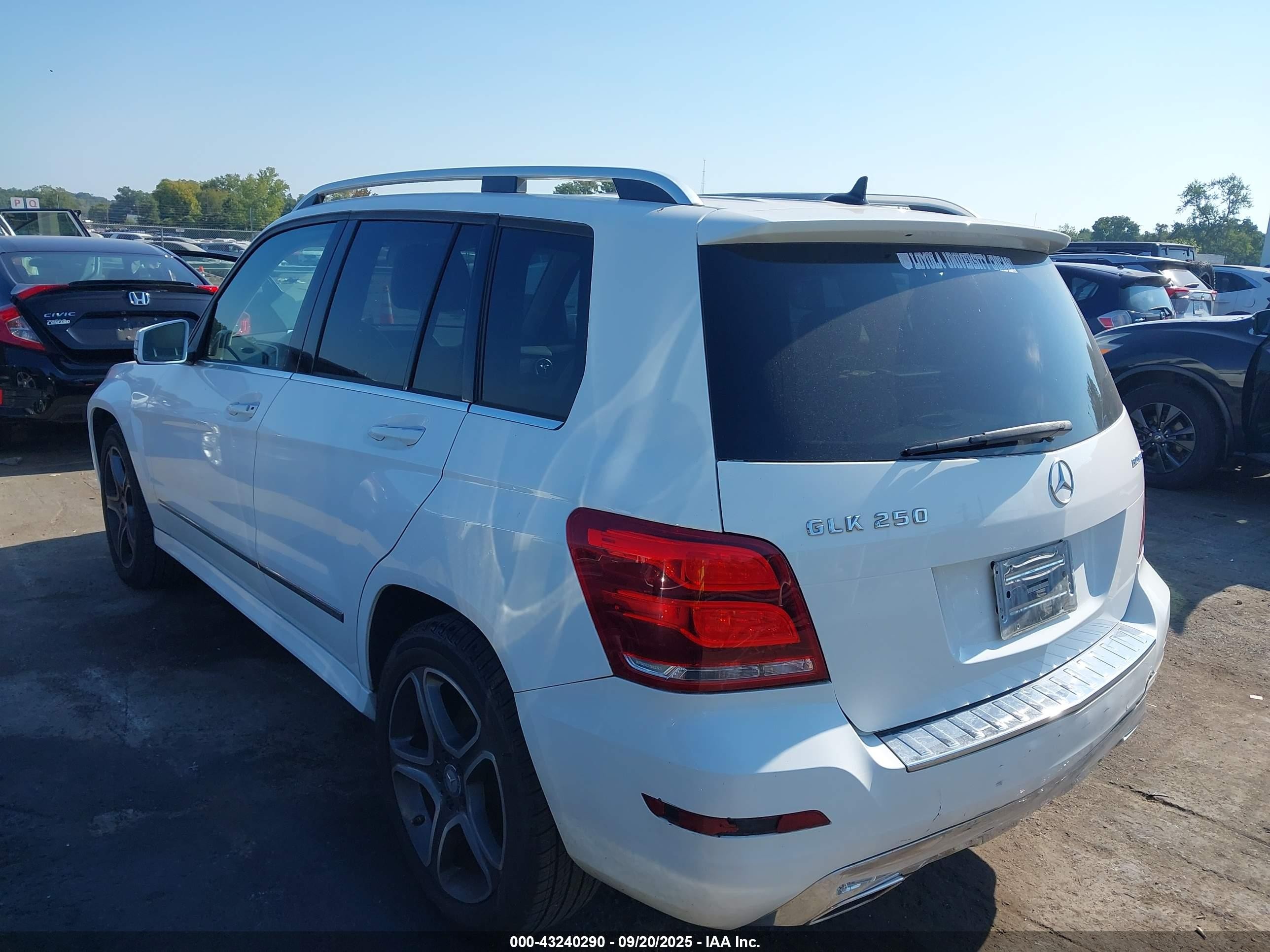 2015 Mercedes-benz Glk 250 Bluetec 4matic Белый vin: WDCGG0EB6FG428654