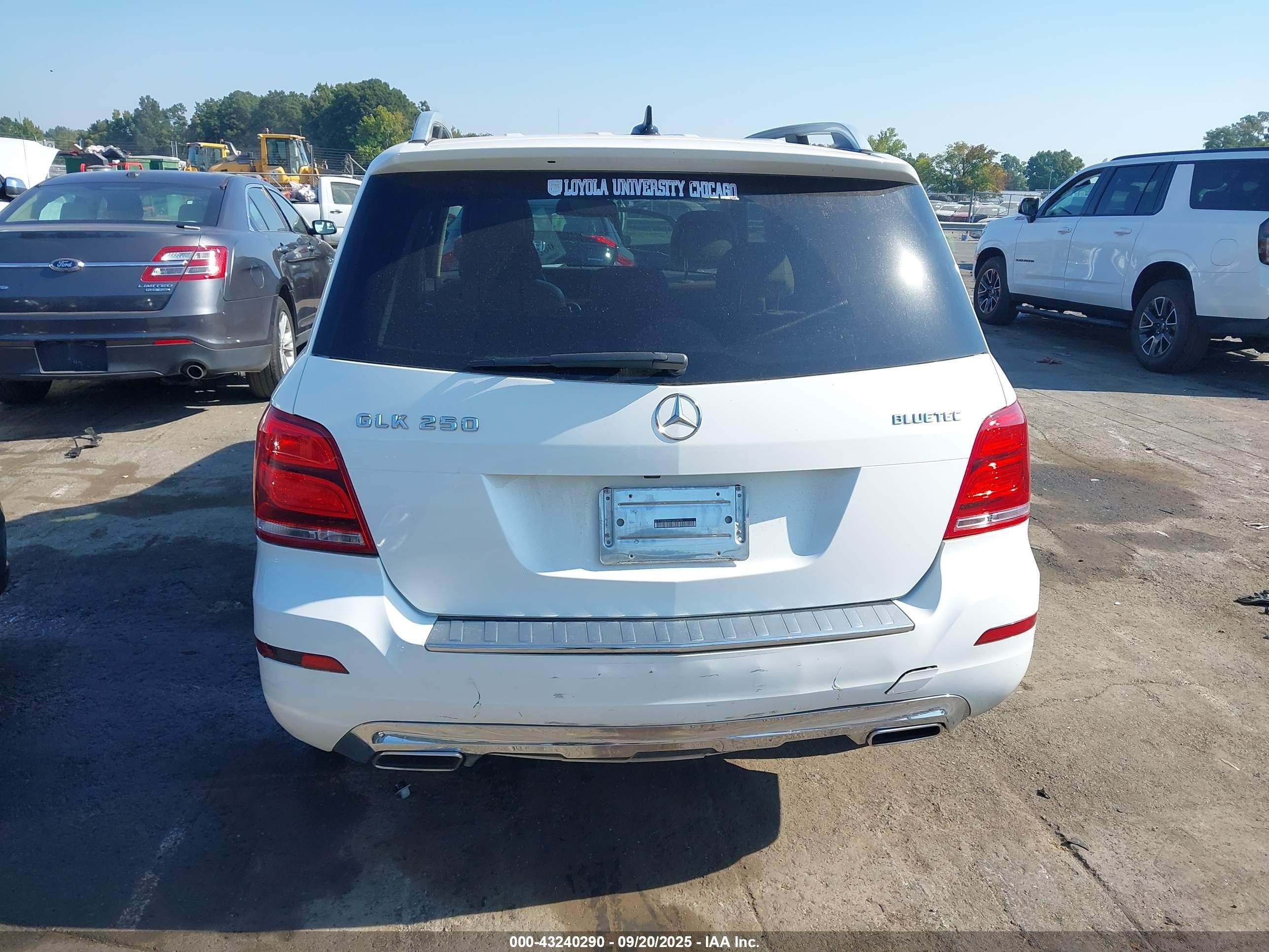 2015 Mercedes-benz Glk 250 Bluetec 4matic Белый vin: WDCGG0EB6FG428654