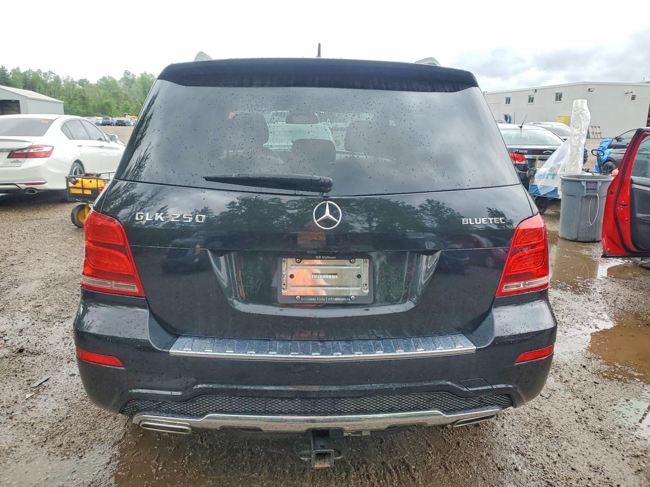 2015 Mercedes-benz Glk 250 Bluetec Black vin: WDCGG0EB7FG356377