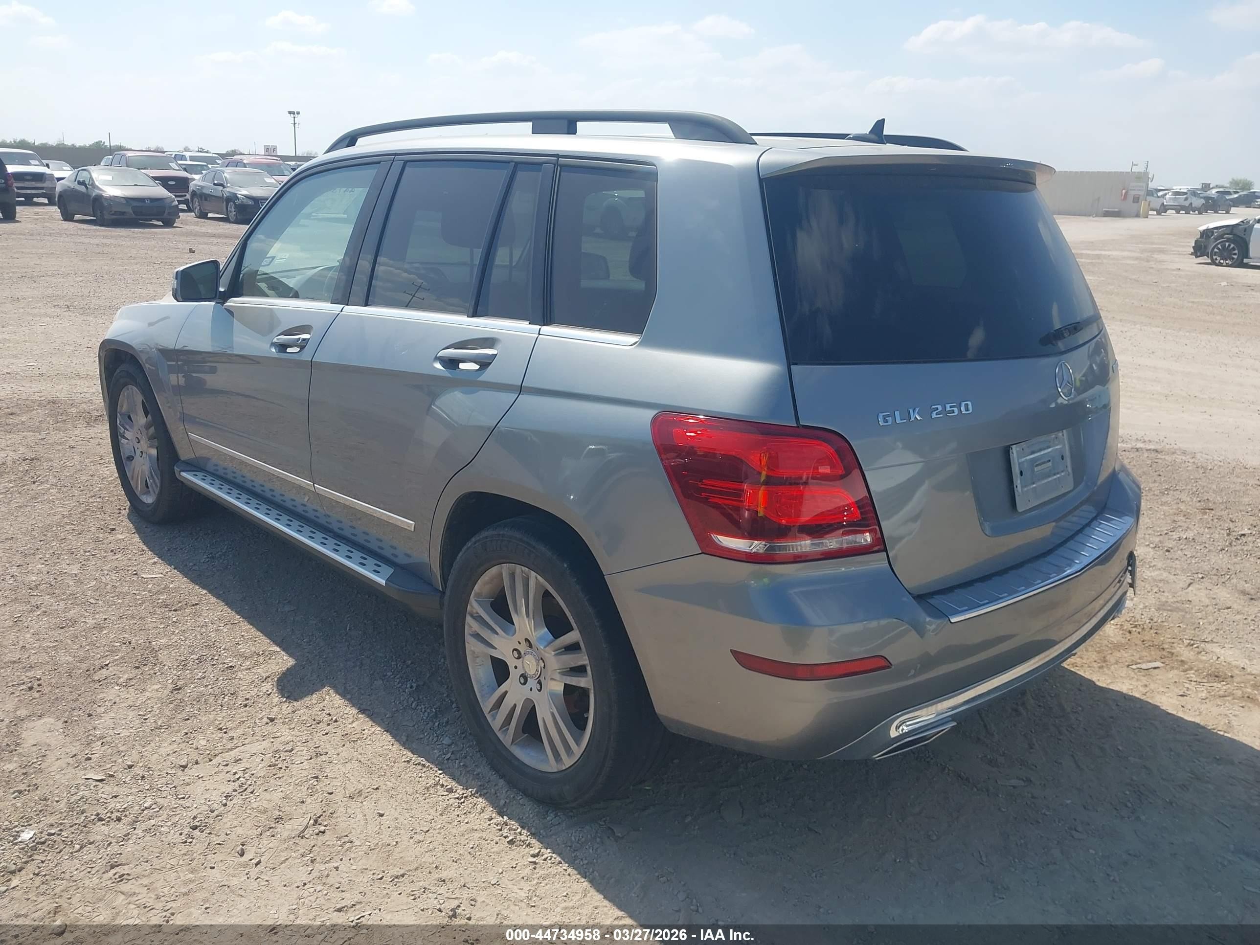 2015 Mercedes-benz Glk 250 Bluetec 4matic Gray vin: WDCGG0EB7FG402810