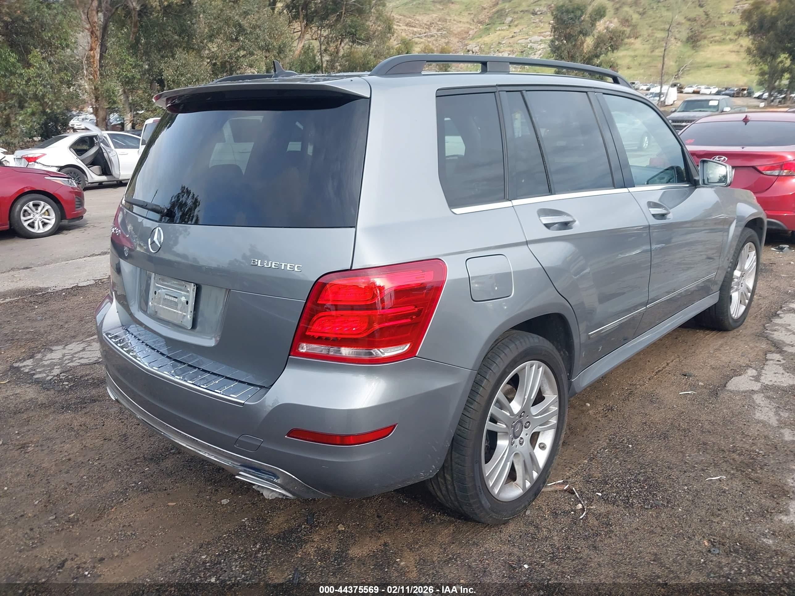 2015 Mercedes-benz Glk 250 Bluetec 4matic Silver vin: WDCGG0EB7FG403780