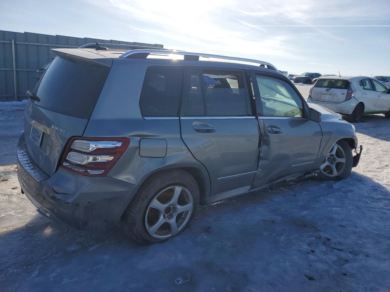 2015 Mercedes-benz Glk 250 Bluetec Silver vin: WDCGG0EB7FG425357