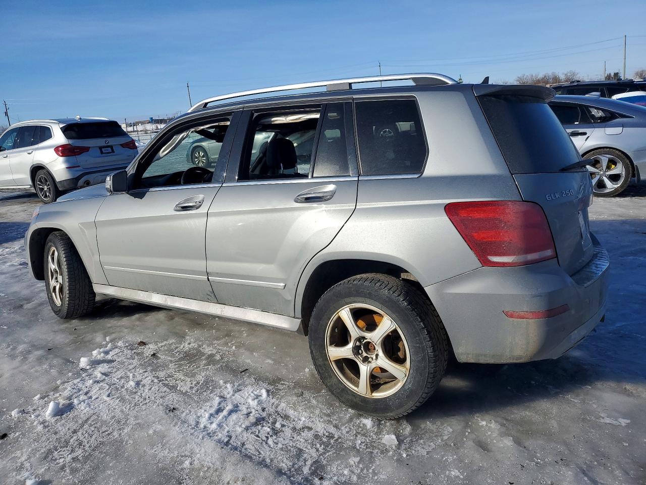 2015 Mercedes-benz Glk 250 Bluetec Silver vin: WDCGG0EB7FG425357