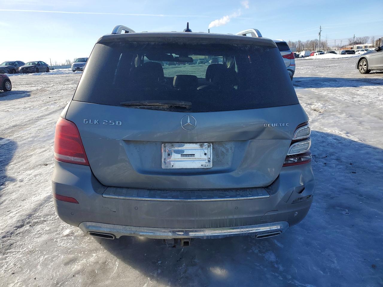 2015 Mercedes-benz Glk 250 Bluetec Silver vin: WDCGG0EB7FG425357