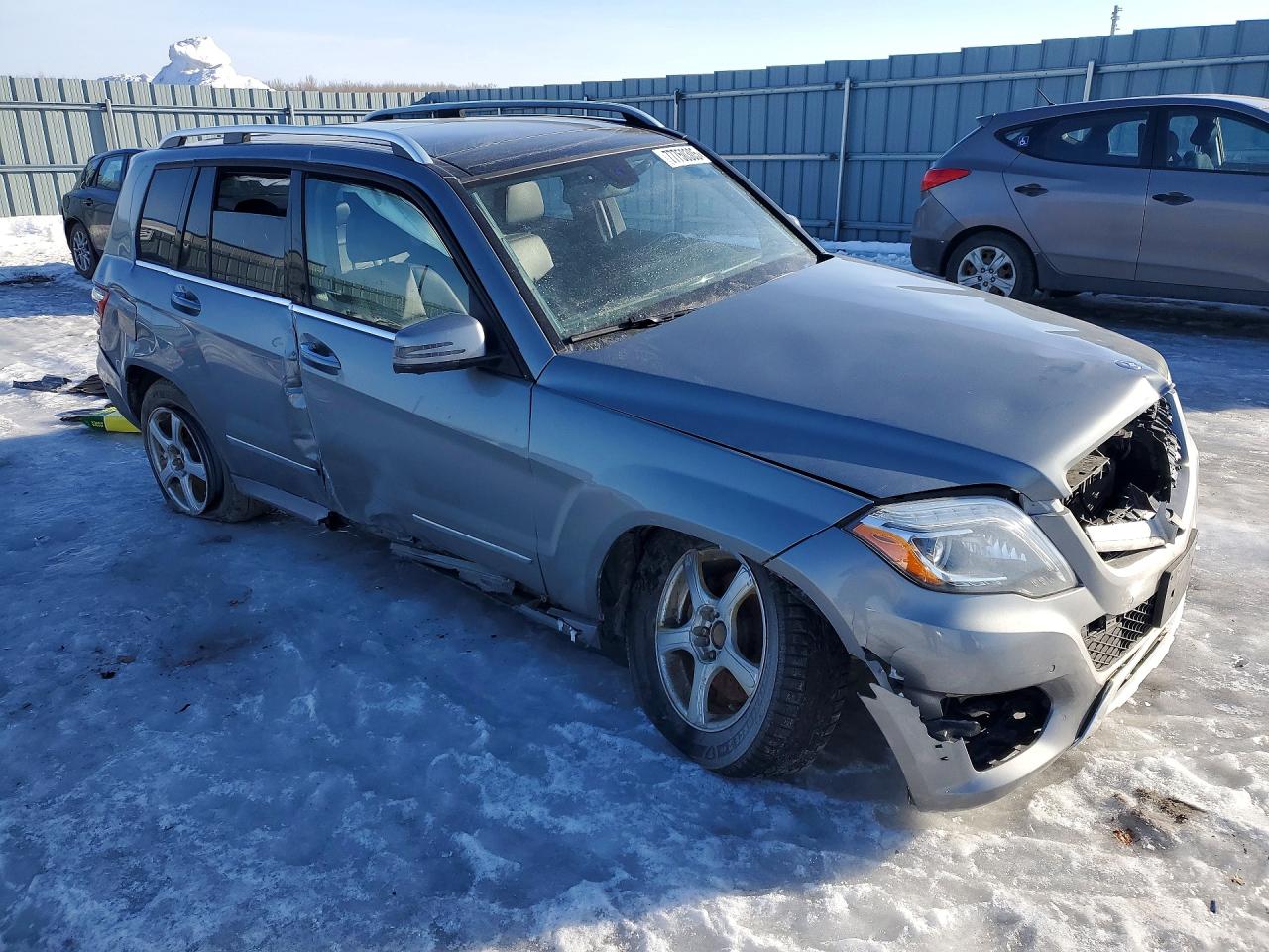 2015 Mercedes-benz Glk 250 Bluetec Silver vin: WDCGG0EB7FG425357