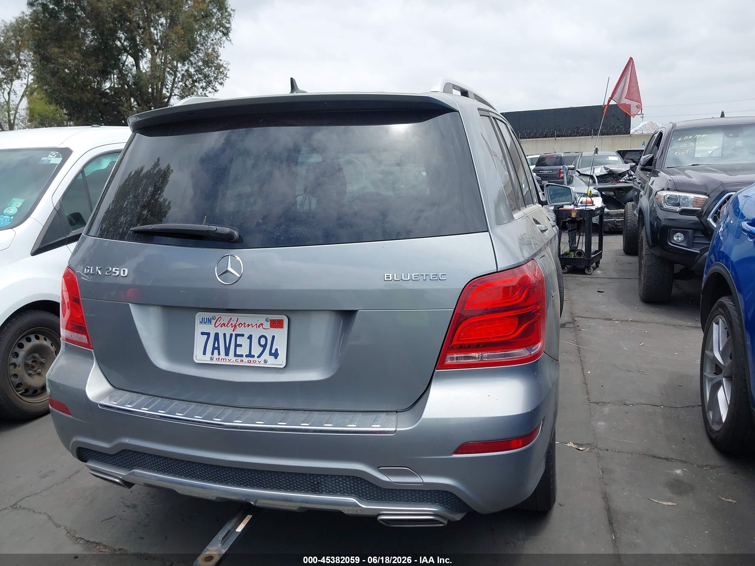 2013 Mercedes-benz Glk 250 Bluetec 4matic Серый vin: WDCGG0EB8DG097413