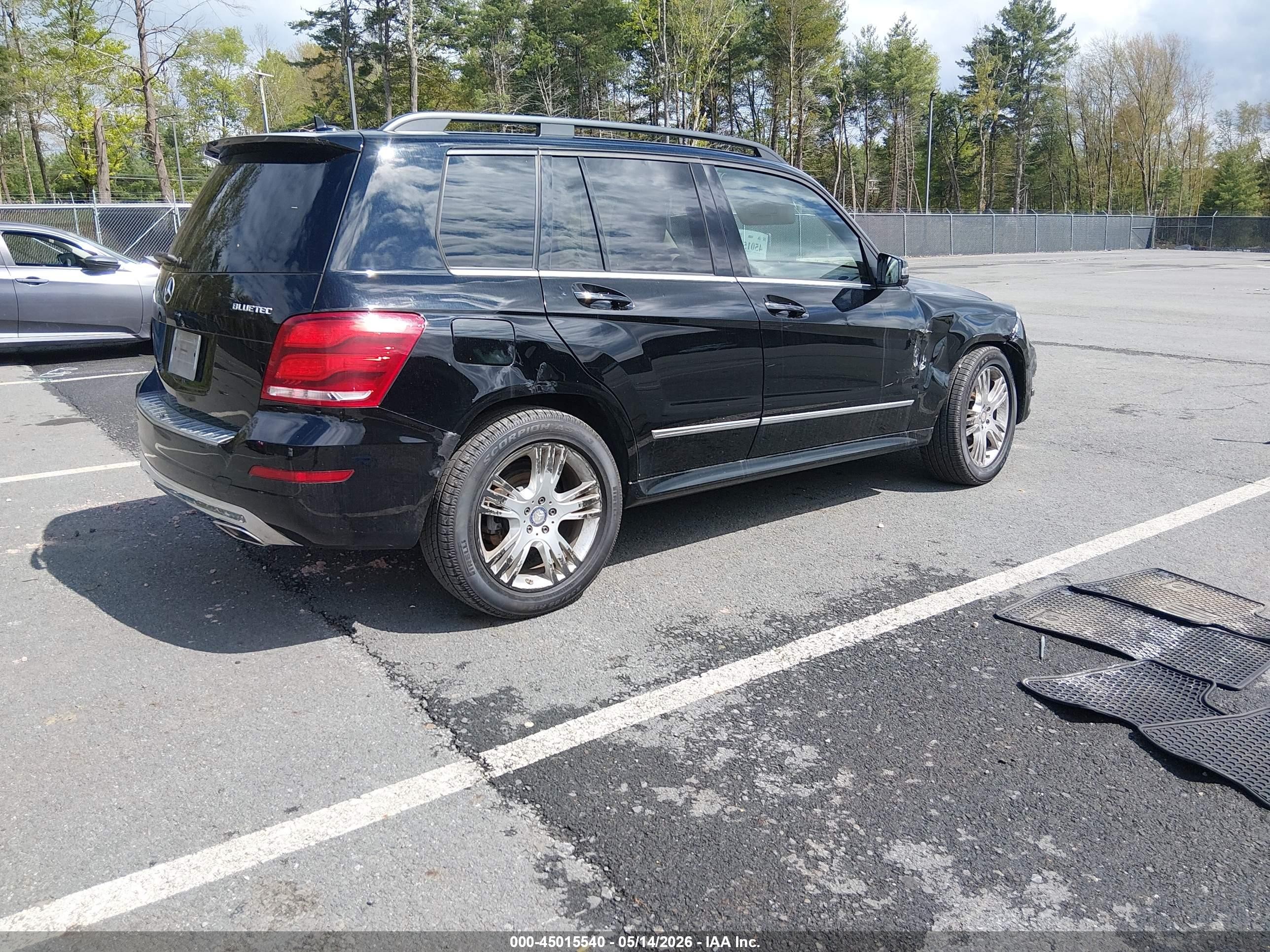 2014 Mercedes-benz Glk 250 Bluetec 4matic Black vin: WDCGG0EB8EG255556