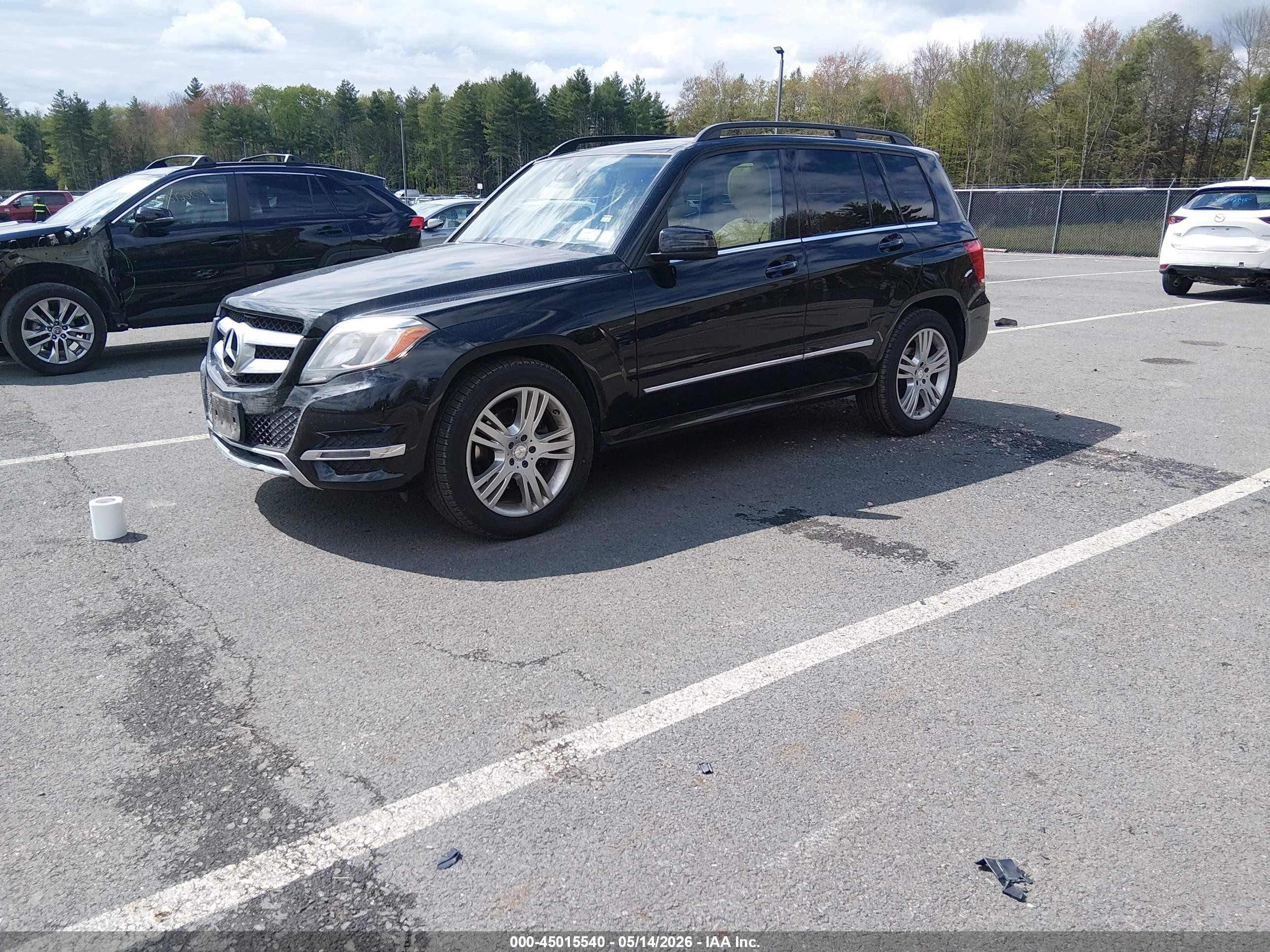 2014 Mercedes-benz Glk 250 Bluetec 4matic Black vin: WDCGG0EB8EG255556