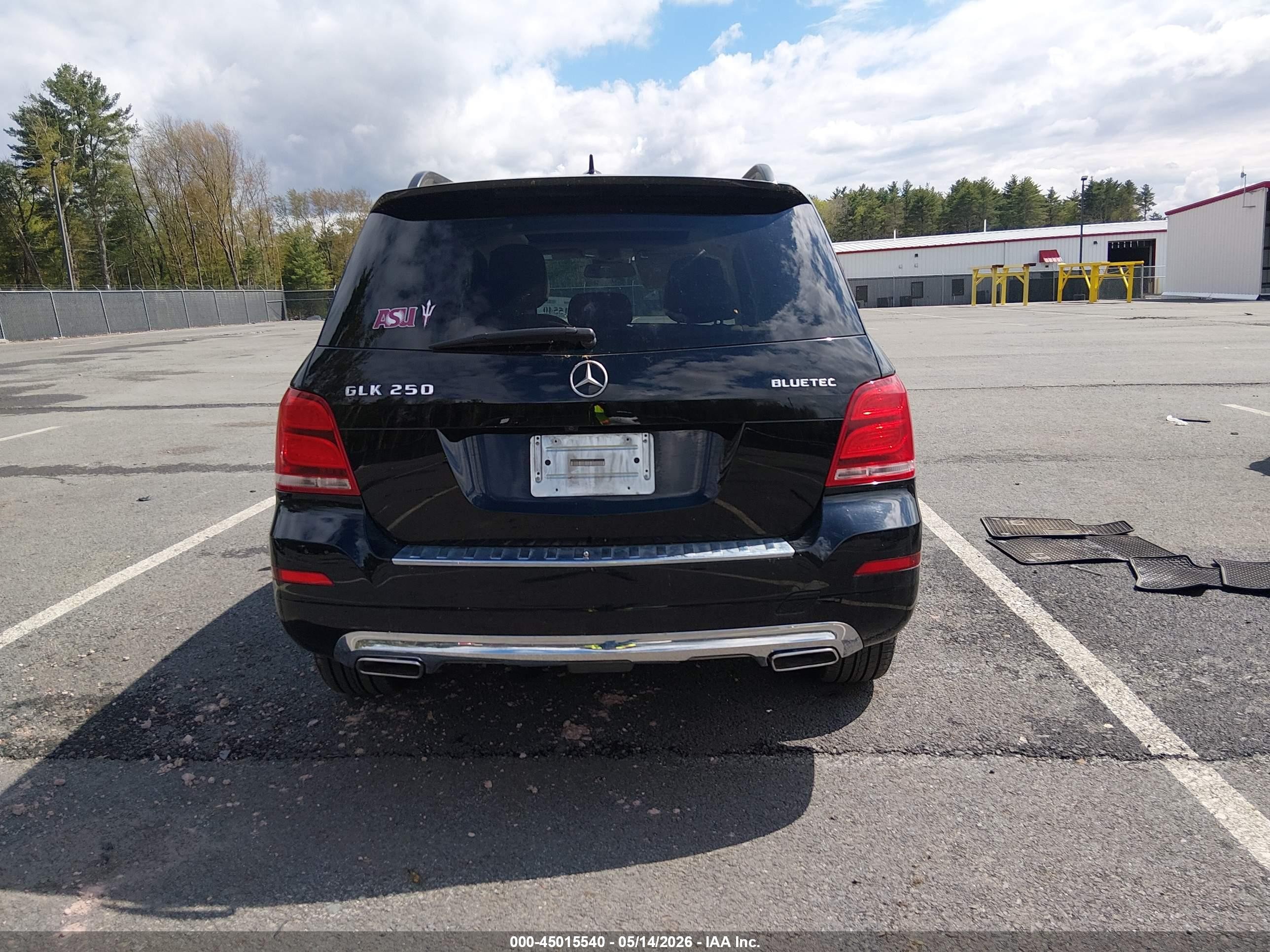 2014 Mercedes-benz Glk 250 Bluetec 4matic Black vin: WDCGG0EB8EG255556