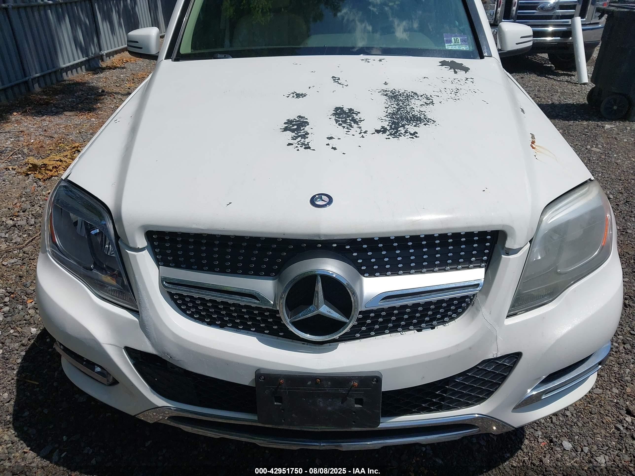 2015 Mercedes-benz Glk 250 Bluetec 4matic White vin: WDCGG0EB8FG339748