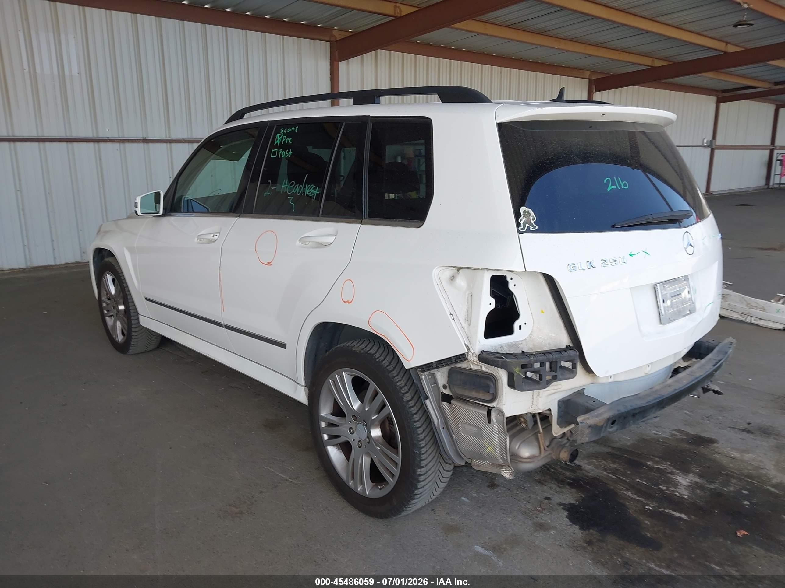 2015 Mercedes-benz Glk 250 Bluetec 4matic Белый vin: WDCGG0EB8FG399027