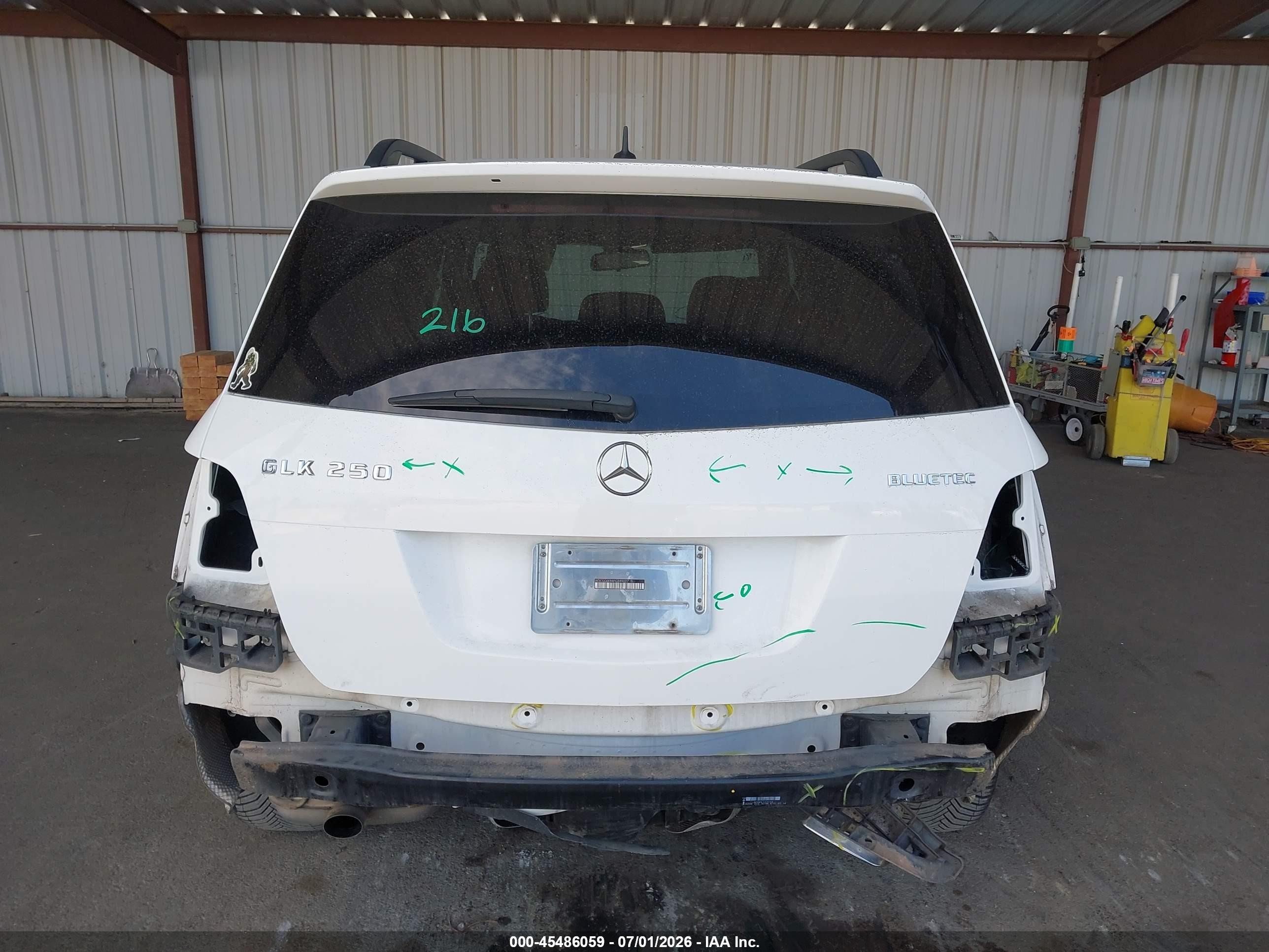 2015 Mercedes-benz Glk 250 Bluetec 4matic Белый vin: WDCGG0EB8FG399027