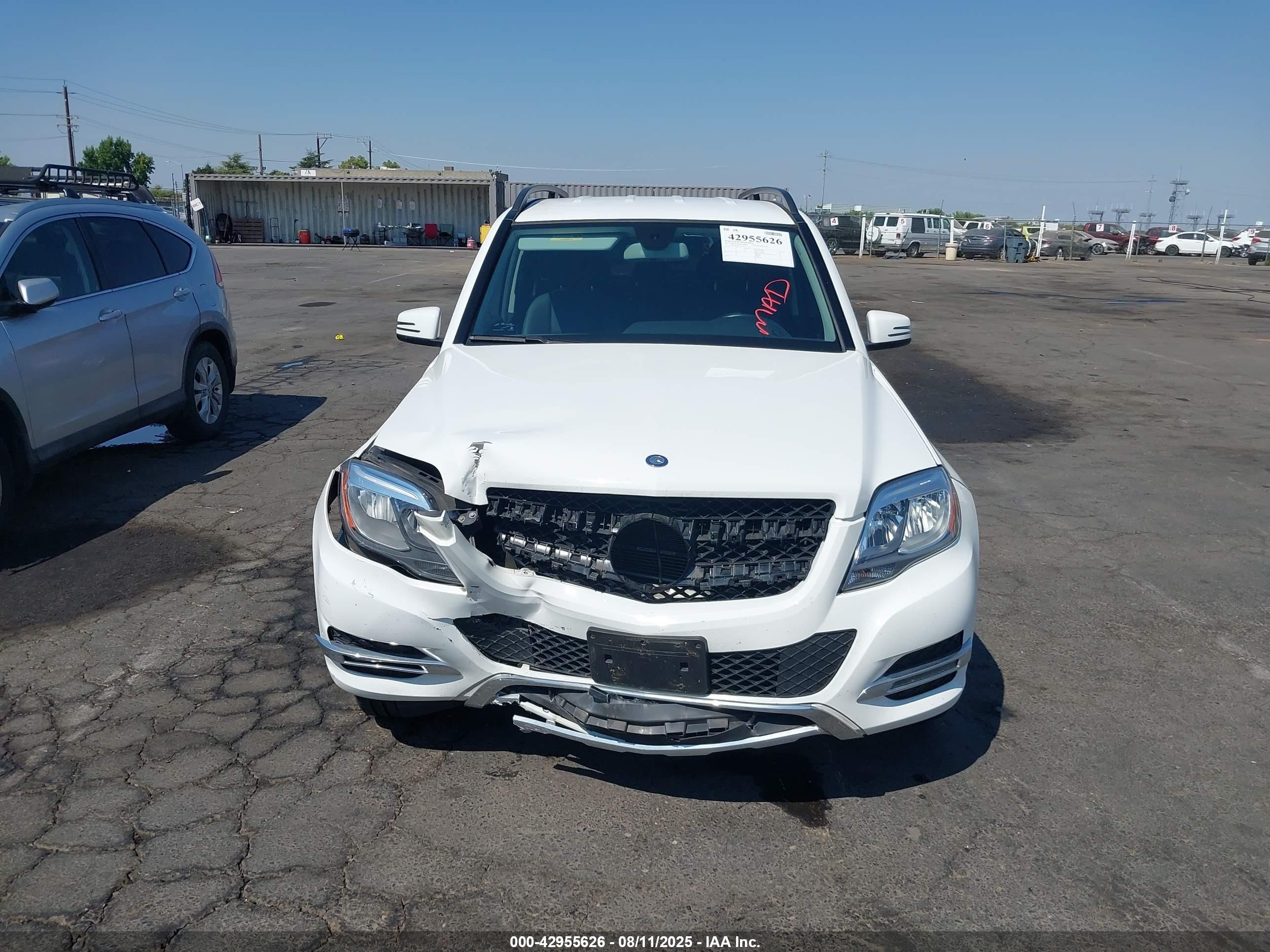 2015 Mercedes-benz Glk 250 Bluetec 4matic White vin: WDCGG0EB8FG435105