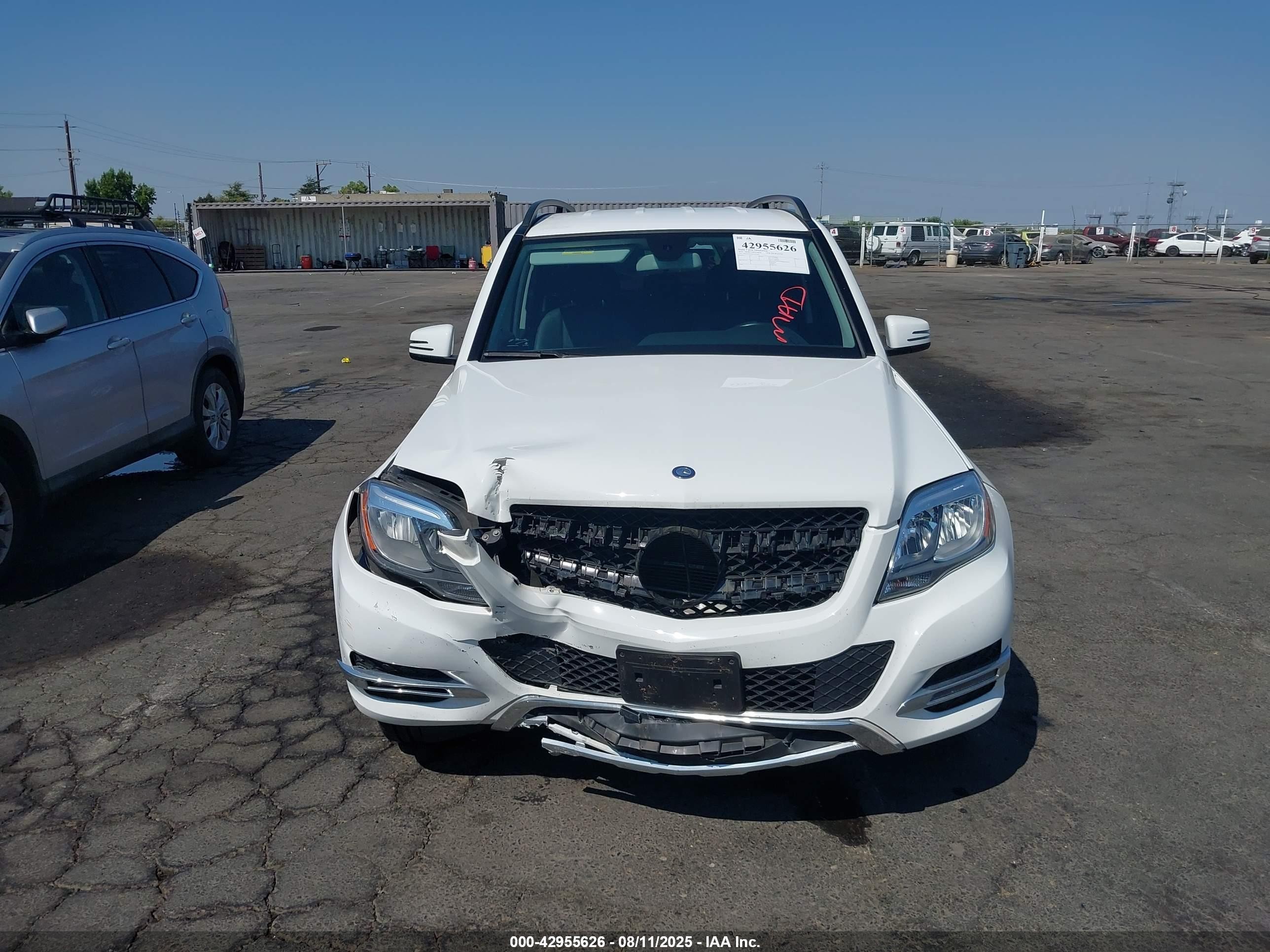 2015 Mercedes-benz Glk 250 Bluetec 4matic White vin: WDCGG0EB8FG435105