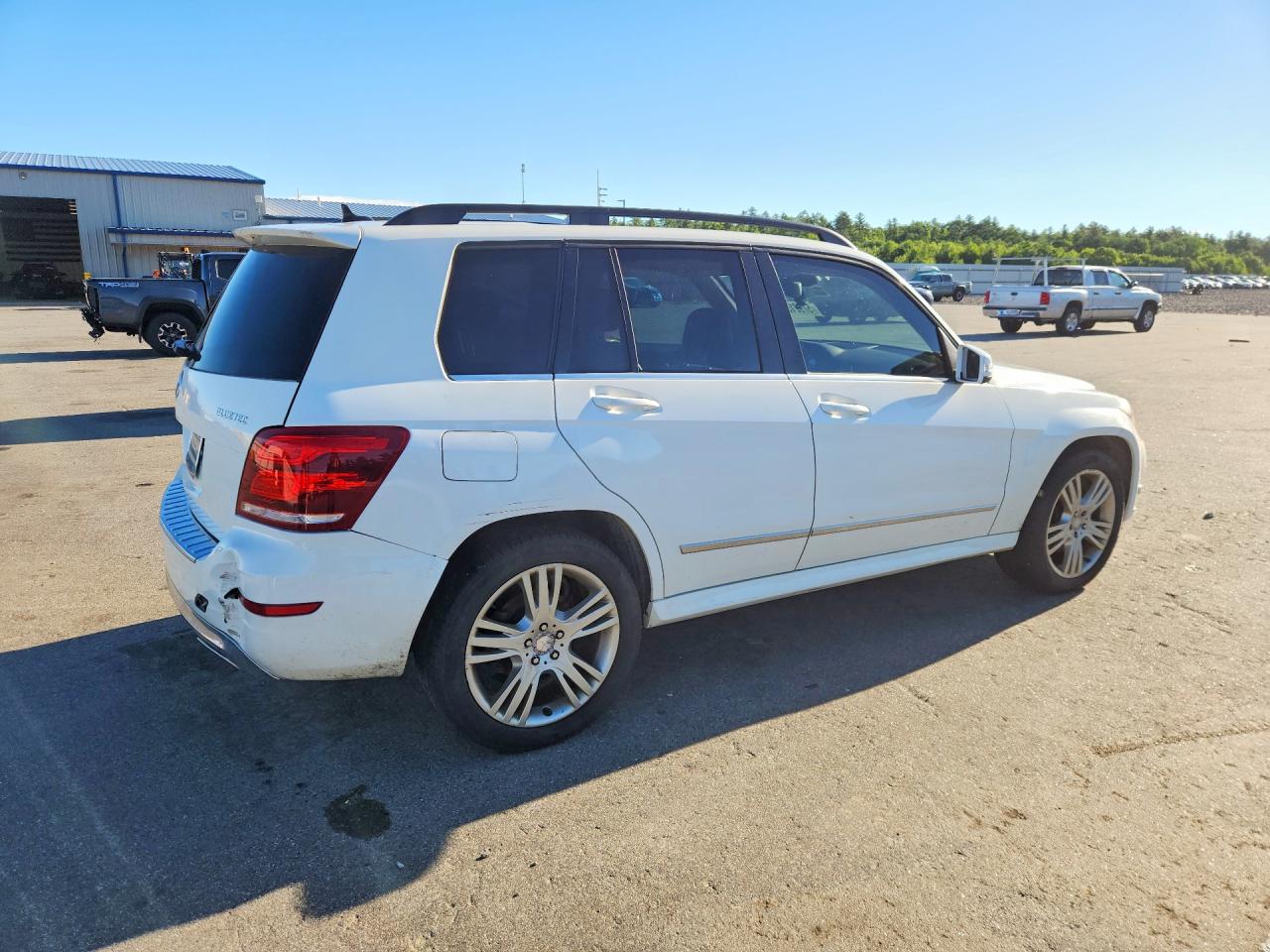 2015 Mercedes-benz Glk 250 Bluetec White vin: WDCGG0EB9FG373102