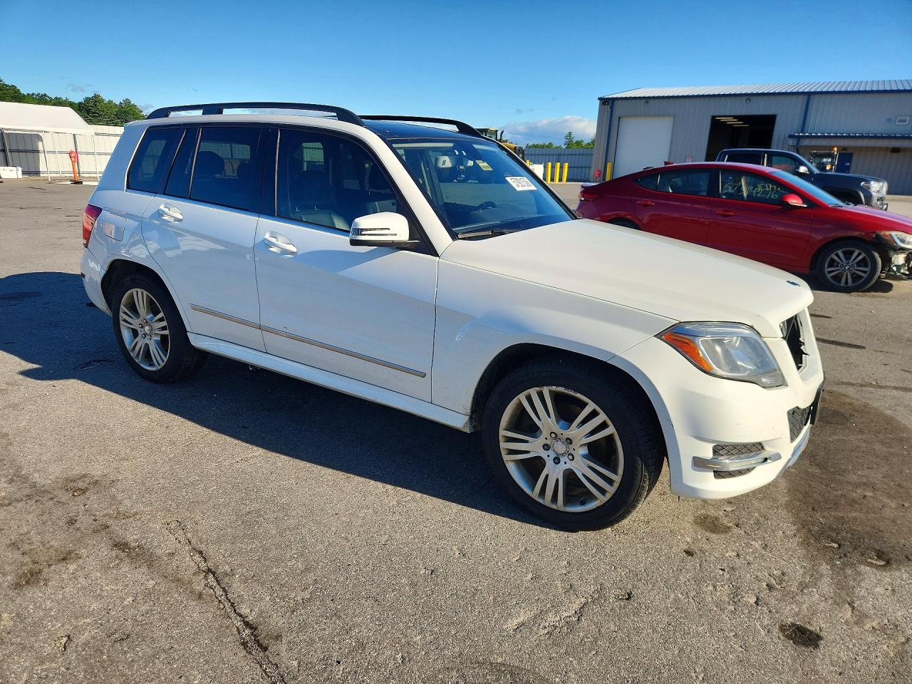 2015 Mercedes-benz Glk 250 Bluetec White vin: WDCGG0EB9FG373102