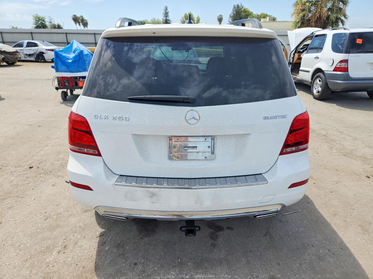 2014 Mercedes-benz Glk 250 Bluetec White vin: WDCGG0EBXEG310024