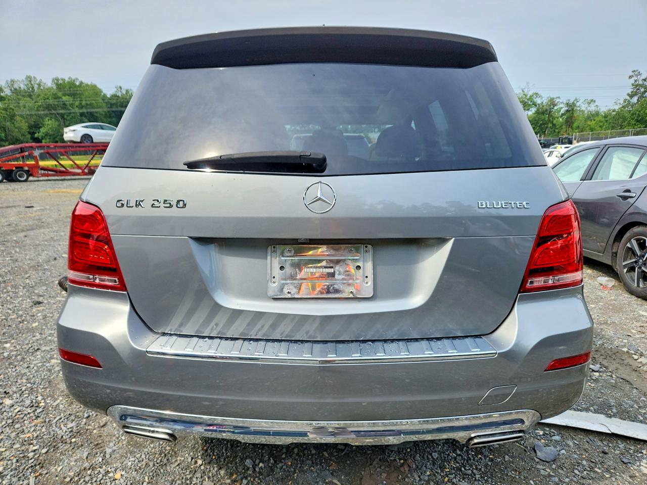 2015 Mercedes-benz Glk 250 Bluetec Silver vin: WDCGG0EBXFG374694