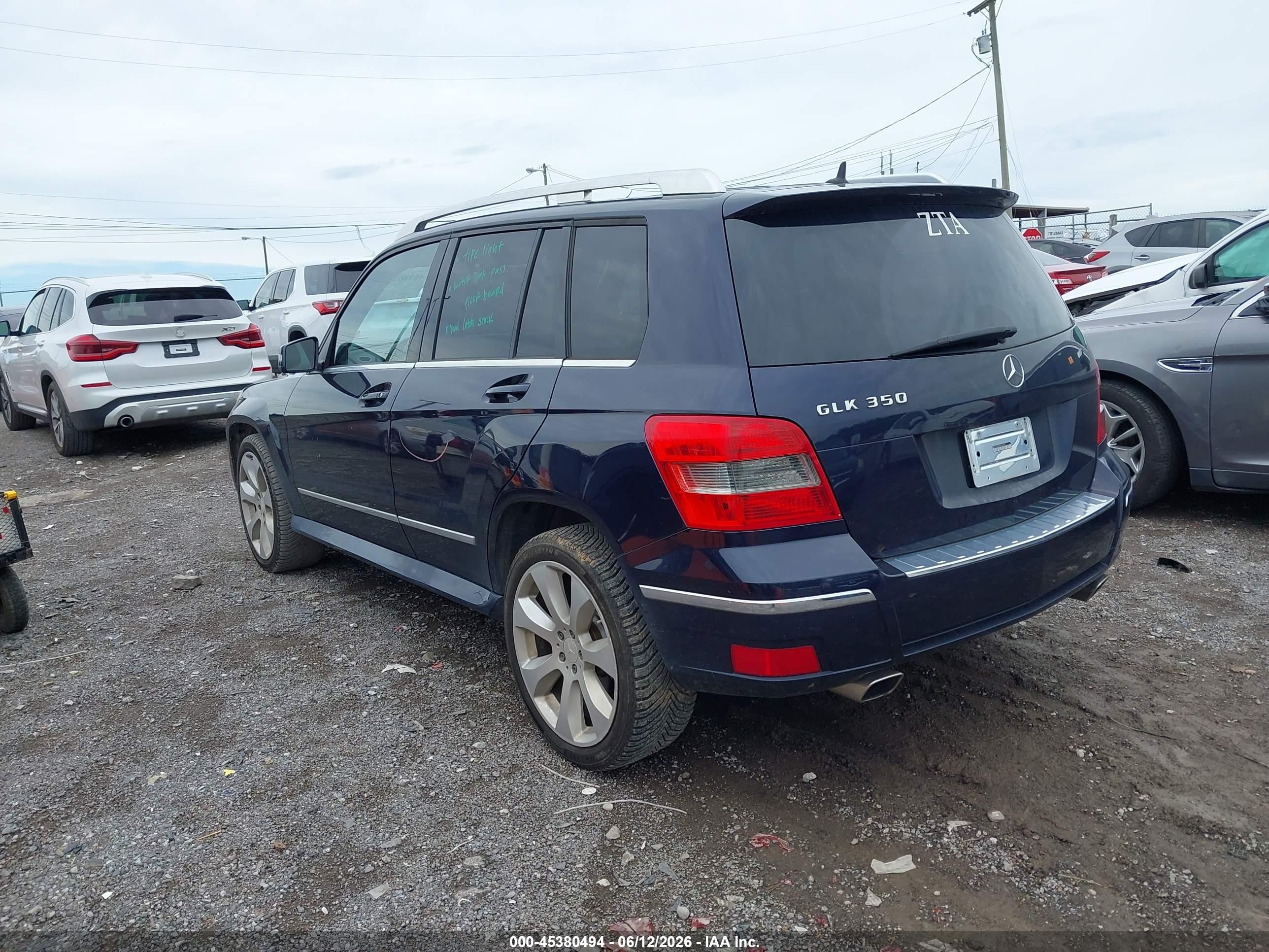 2010 Mercedes-benz Glk 350   Черный vin: WDCGG5GB0AF337615