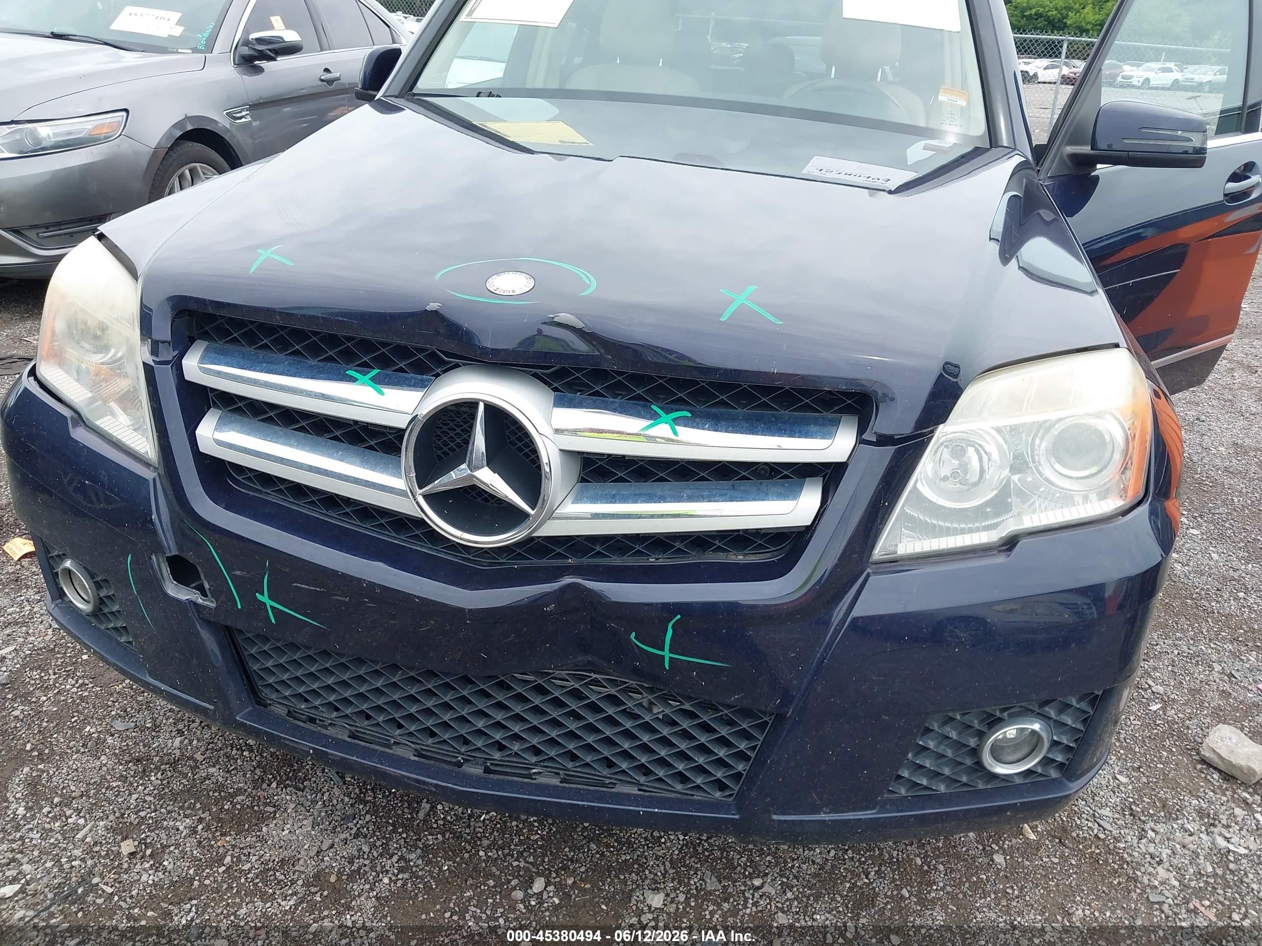 2010 Mercedes-benz Glk 350   Черный vin: WDCGG5GB0AF337615