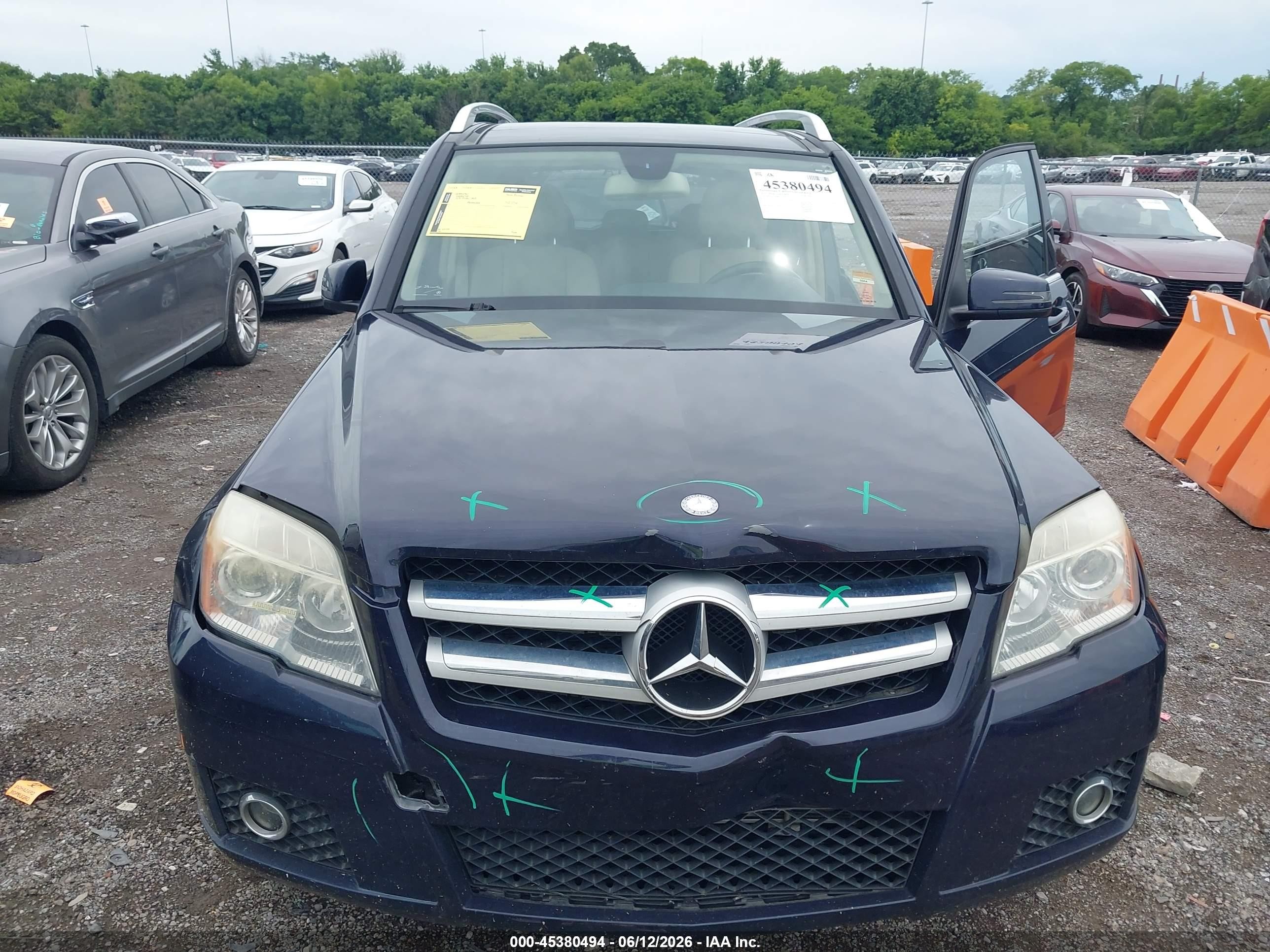 2010 Mercedes-benz Glk 350   Черный vin: WDCGG5GB0AF337615