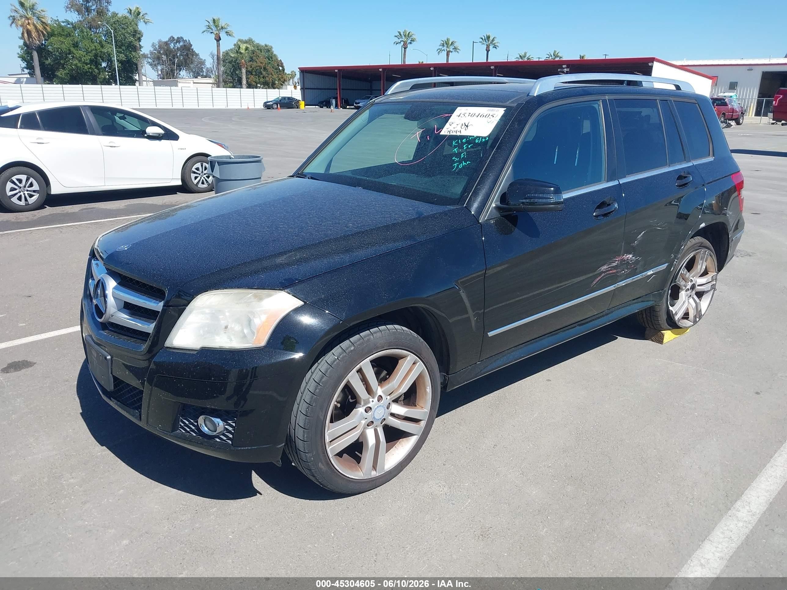 2012 Mercedes-benz Glk 350   Black vin: WDCGG5GB0CF815051