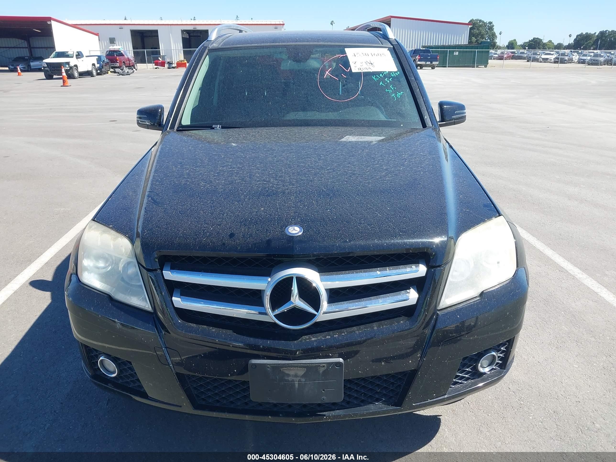 2012 Mercedes-benz Glk 350   Black vin: WDCGG5GB0CF815051