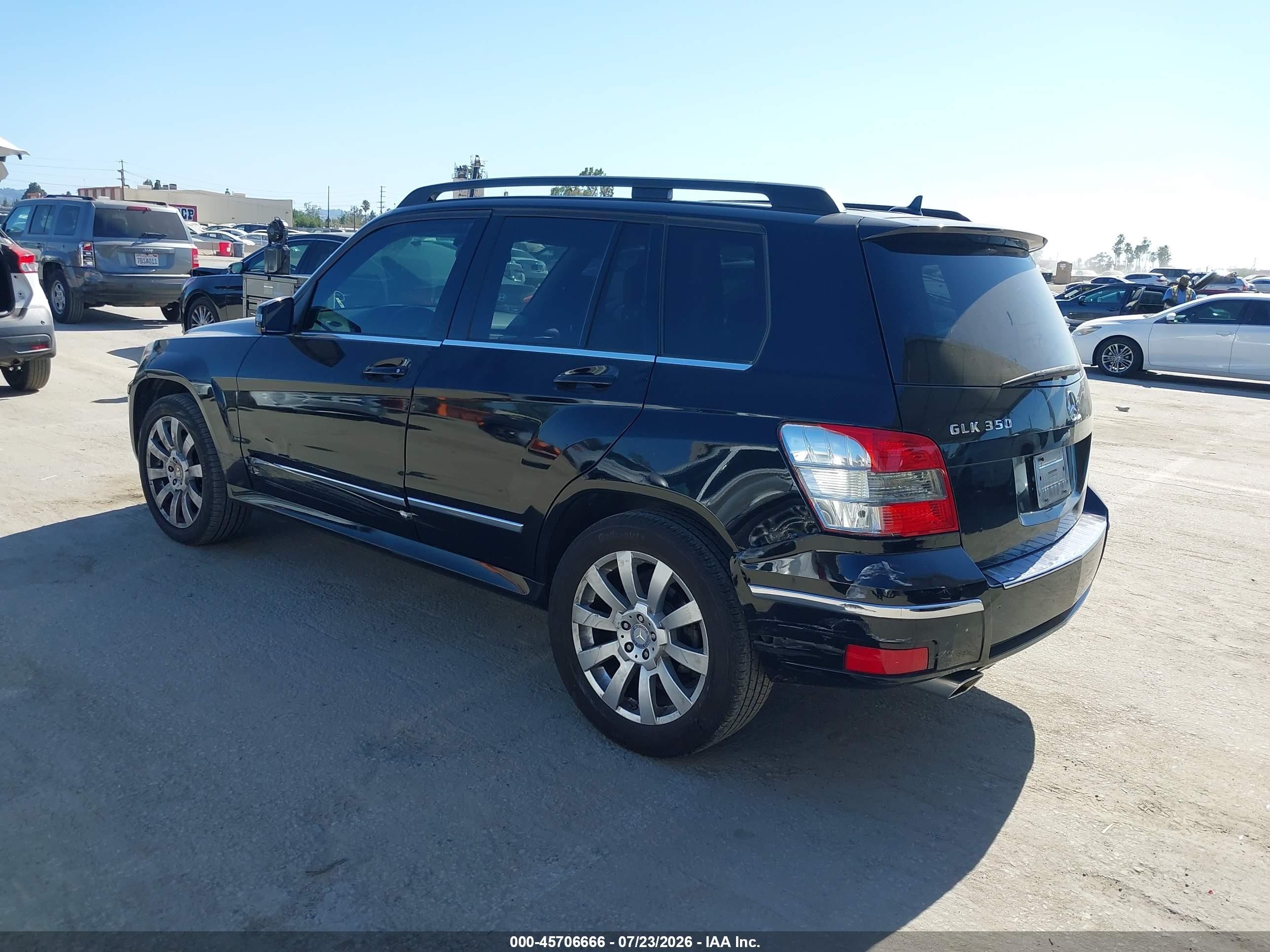 2012 Mercedes-benz Glk 350   Черный vin: WDCGG5GB0CF883785