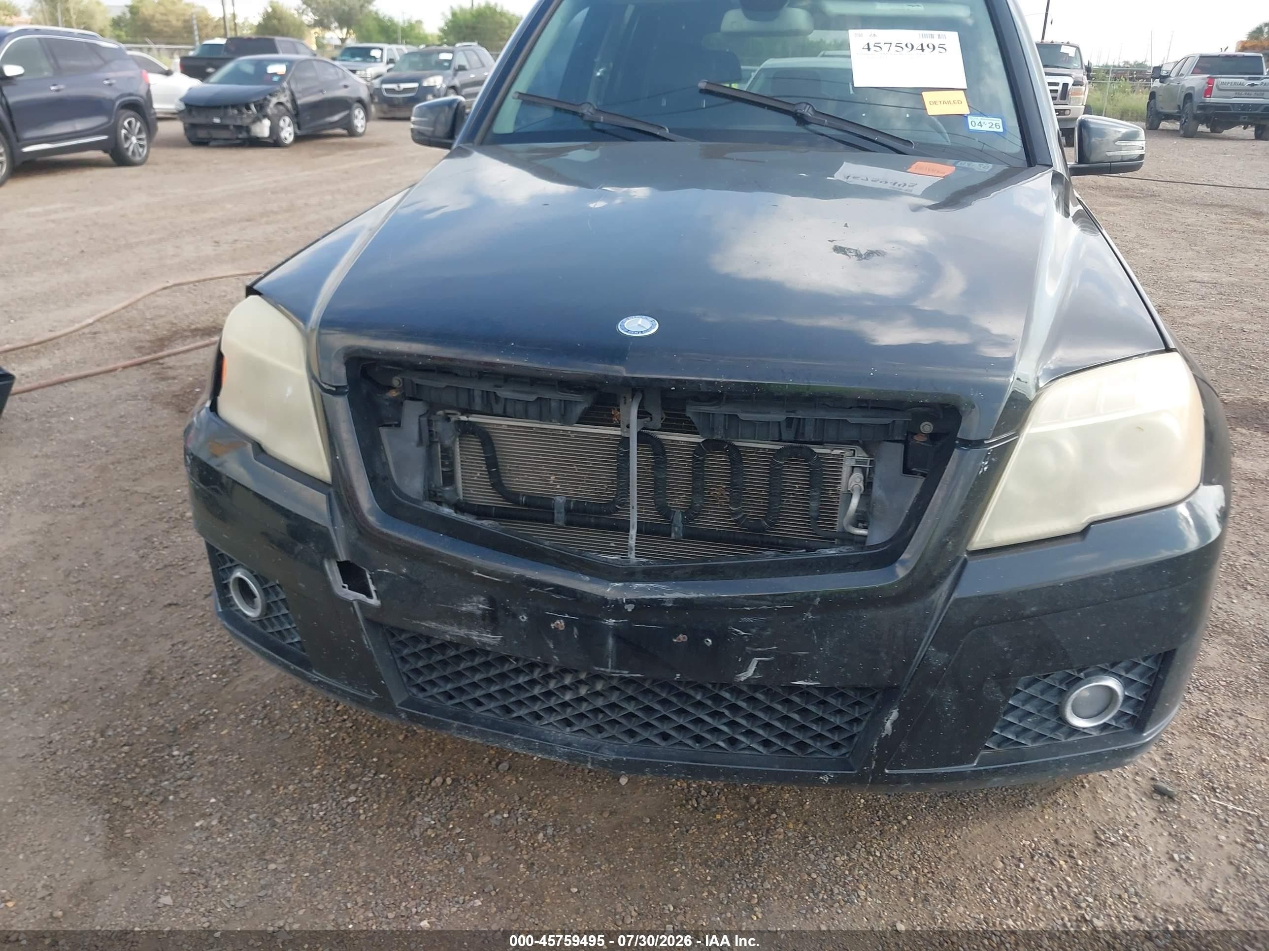 2010 Mercedes-benz Glk 350   Black vin: WDCGG5GB1AF491962