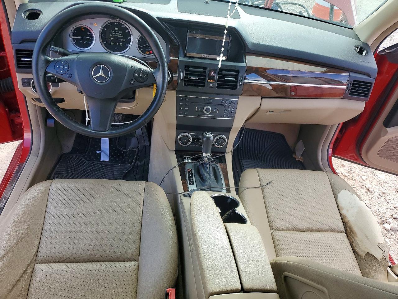 2011 Mercedes-benz Glk 350 Красный vin: WDCGG5GB2BF551796