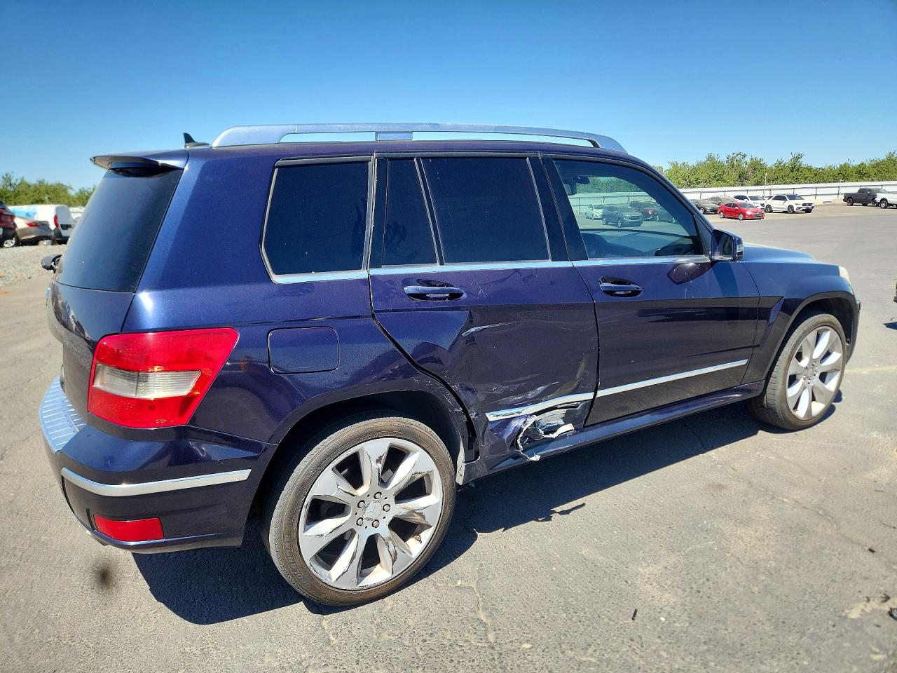 2011 Mercedes-benz Glk 350 Blue vin: WDCGG5GB2BF558201