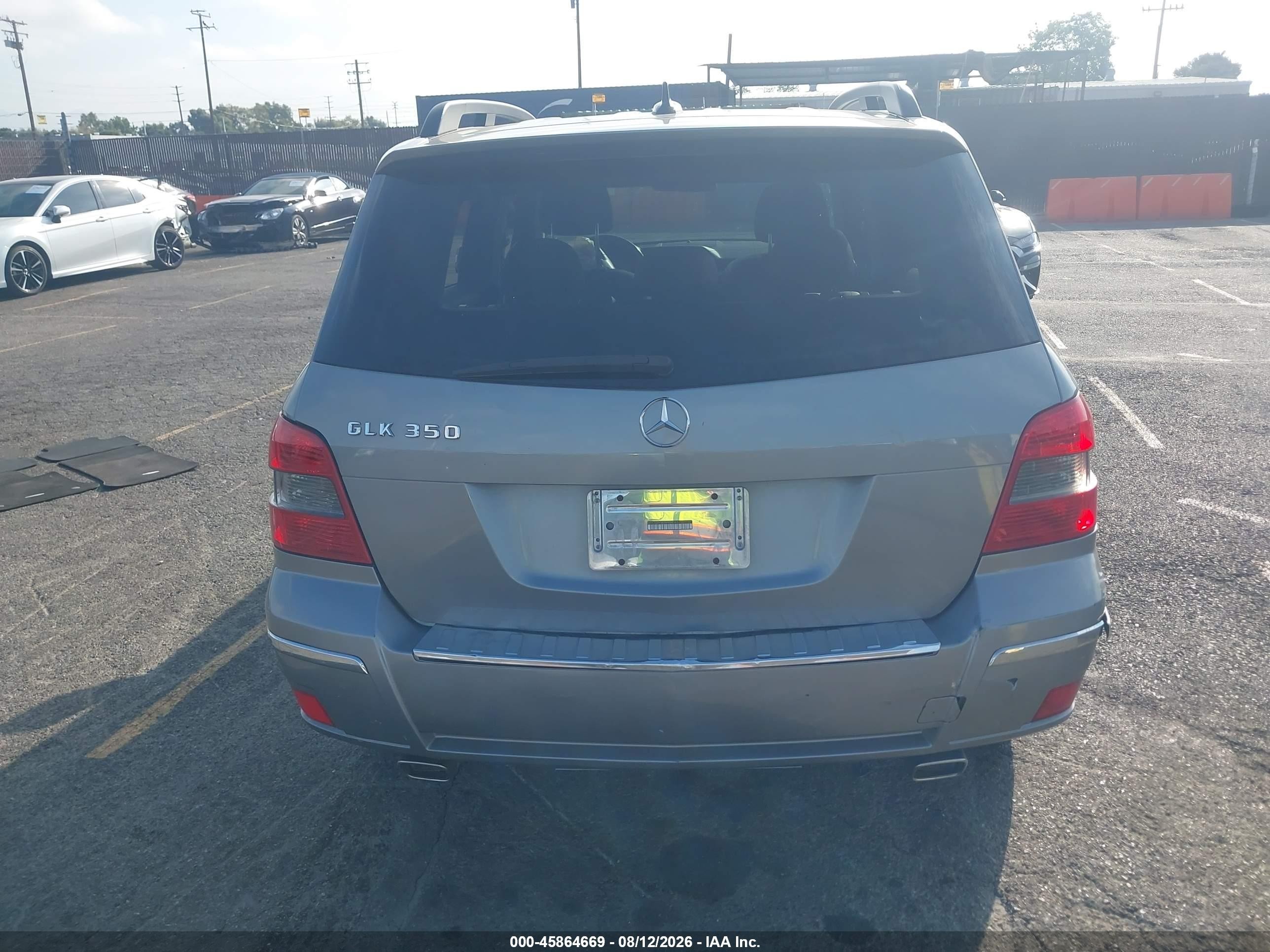 2011 Mercedes-benz Glk 350   Gray vin: WDCGG5GB2BF634161