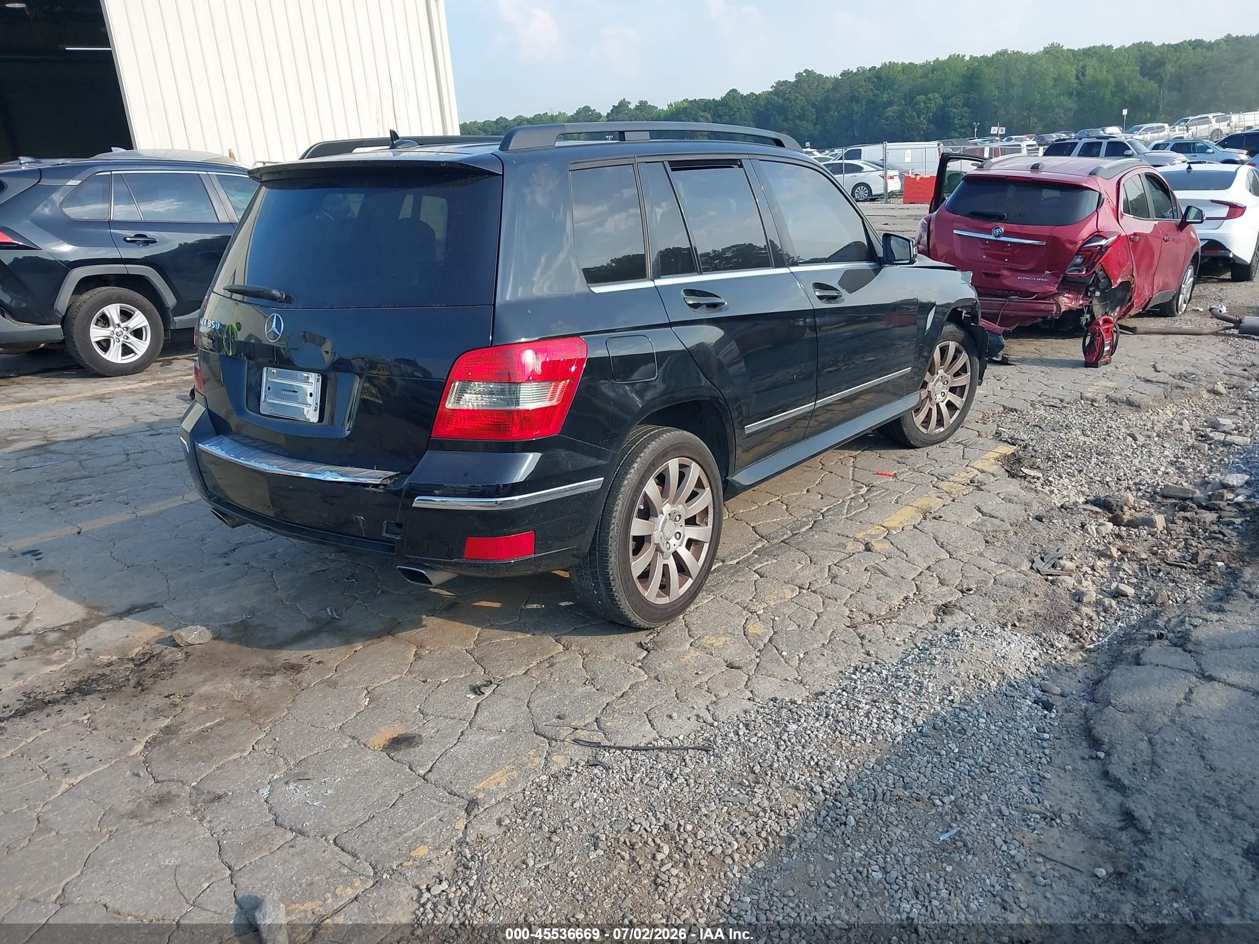 2010 Mercedes-benz Glk 350 Black vin: WDCGG5GB3AF415854