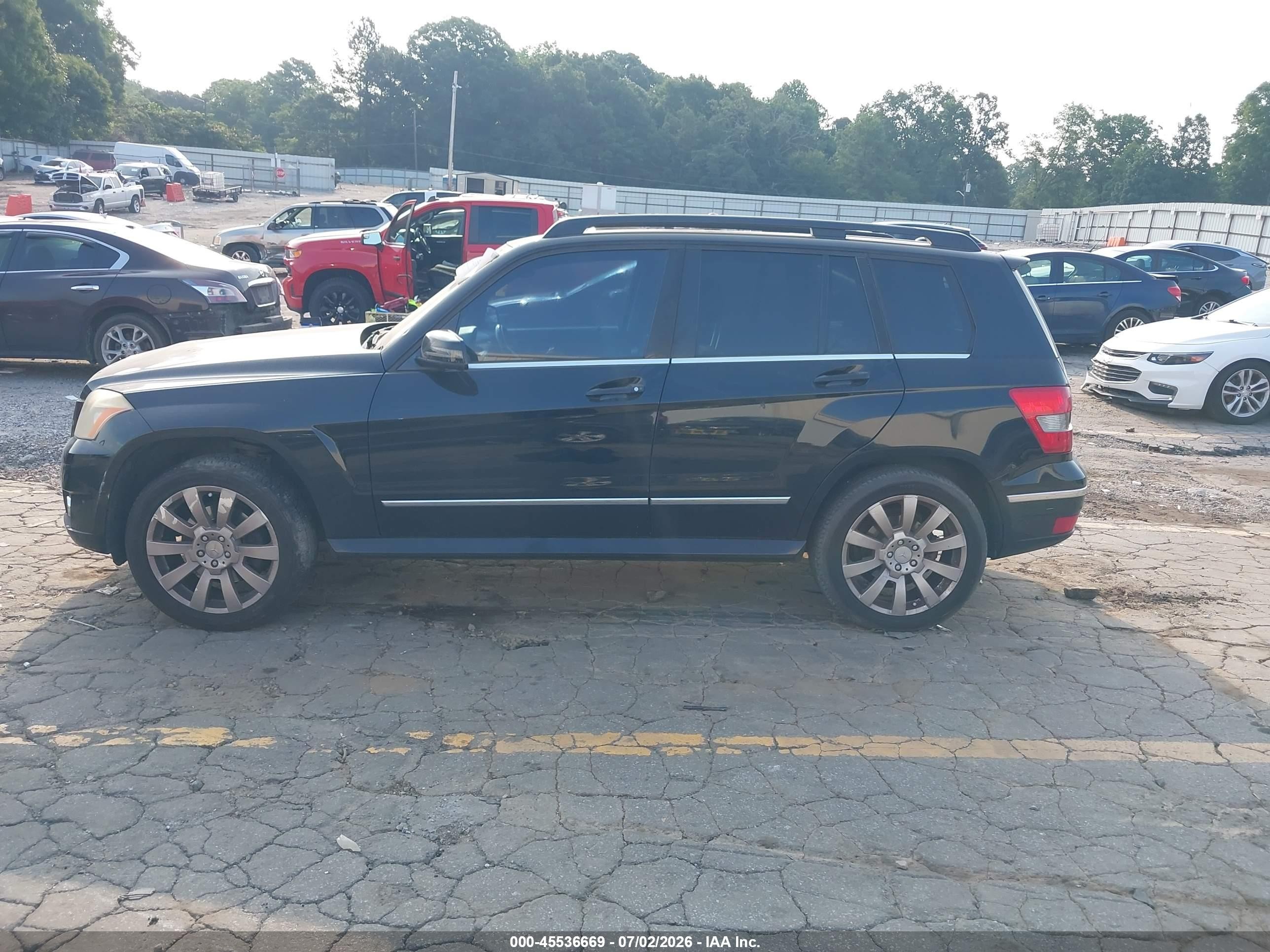 2010 Mercedes-benz Glk 350 Black vin: WDCGG5GB3AF415854