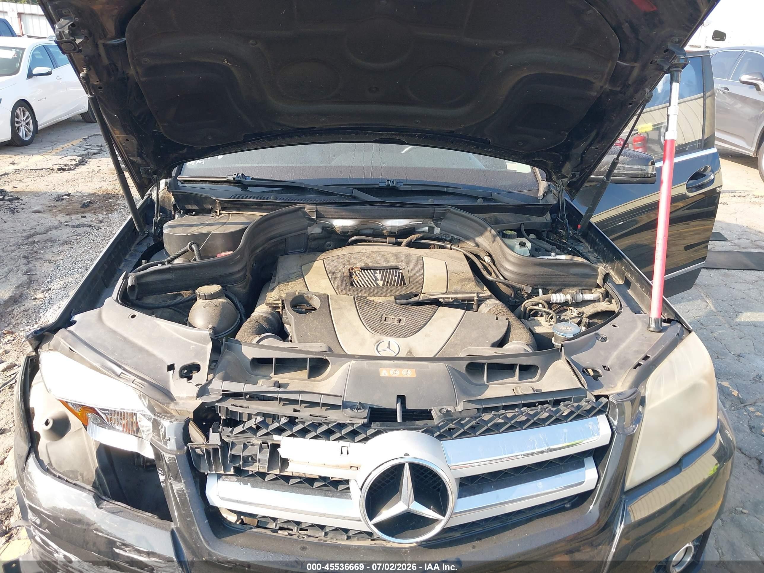 2010 Mercedes-benz Glk 350 Black vin: WDCGG5GB3AF415854