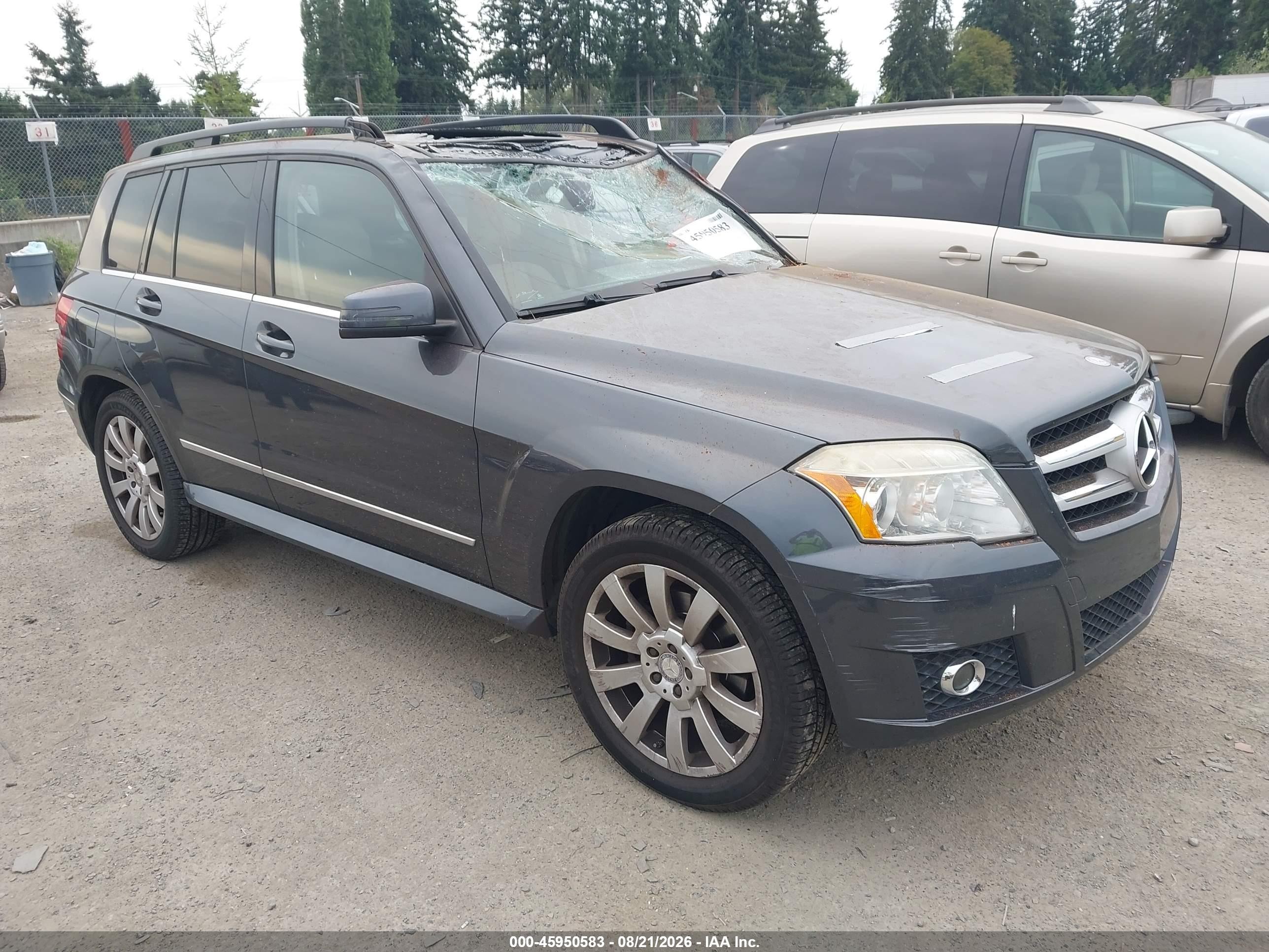 2010 Mercedes-benz Glk 350   Gray vin: WDCGG5GB3AF436056