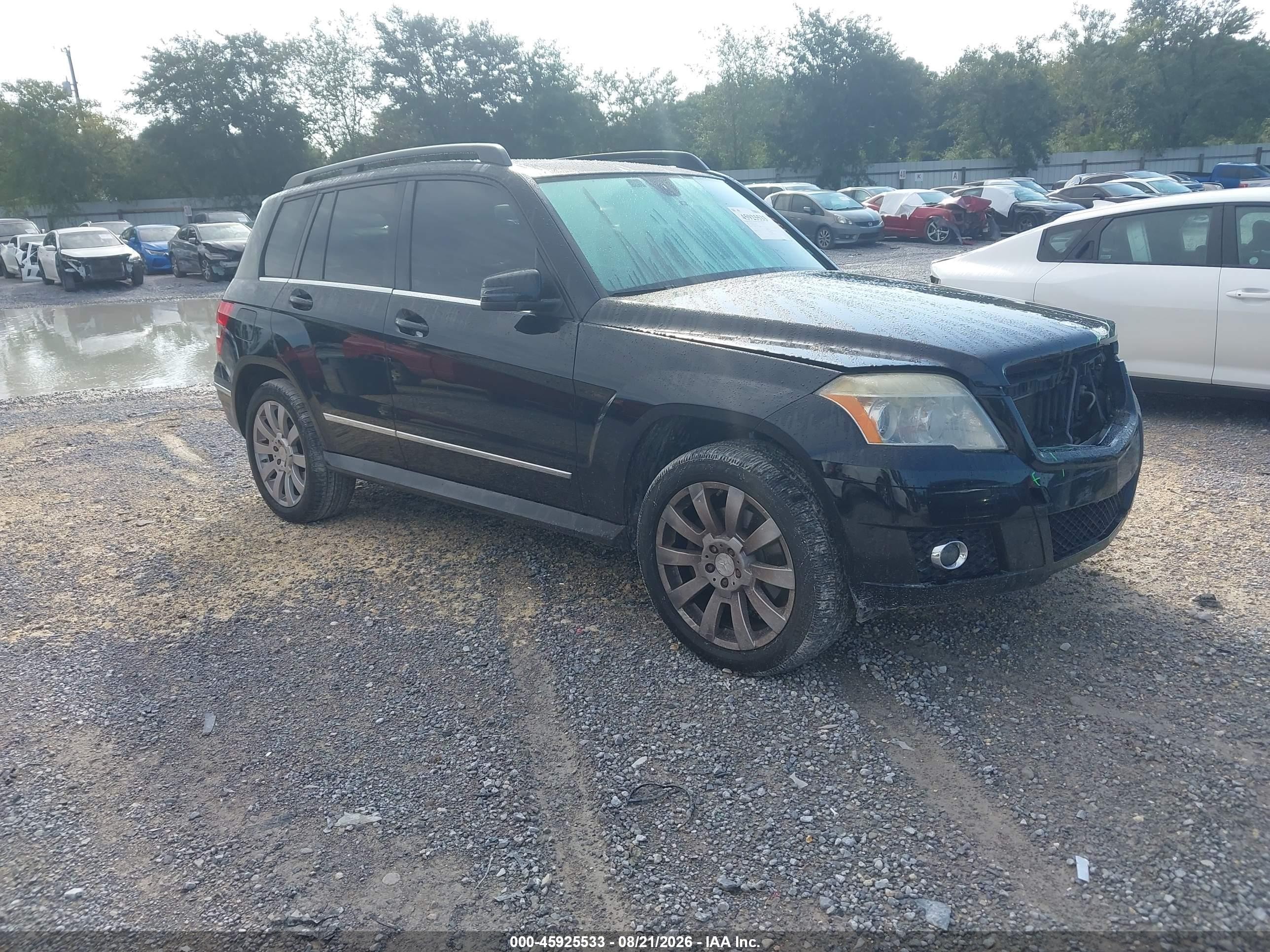 2010 Mercedes-benz Glk 350   Black vin: WDCGG5GB3AF494474