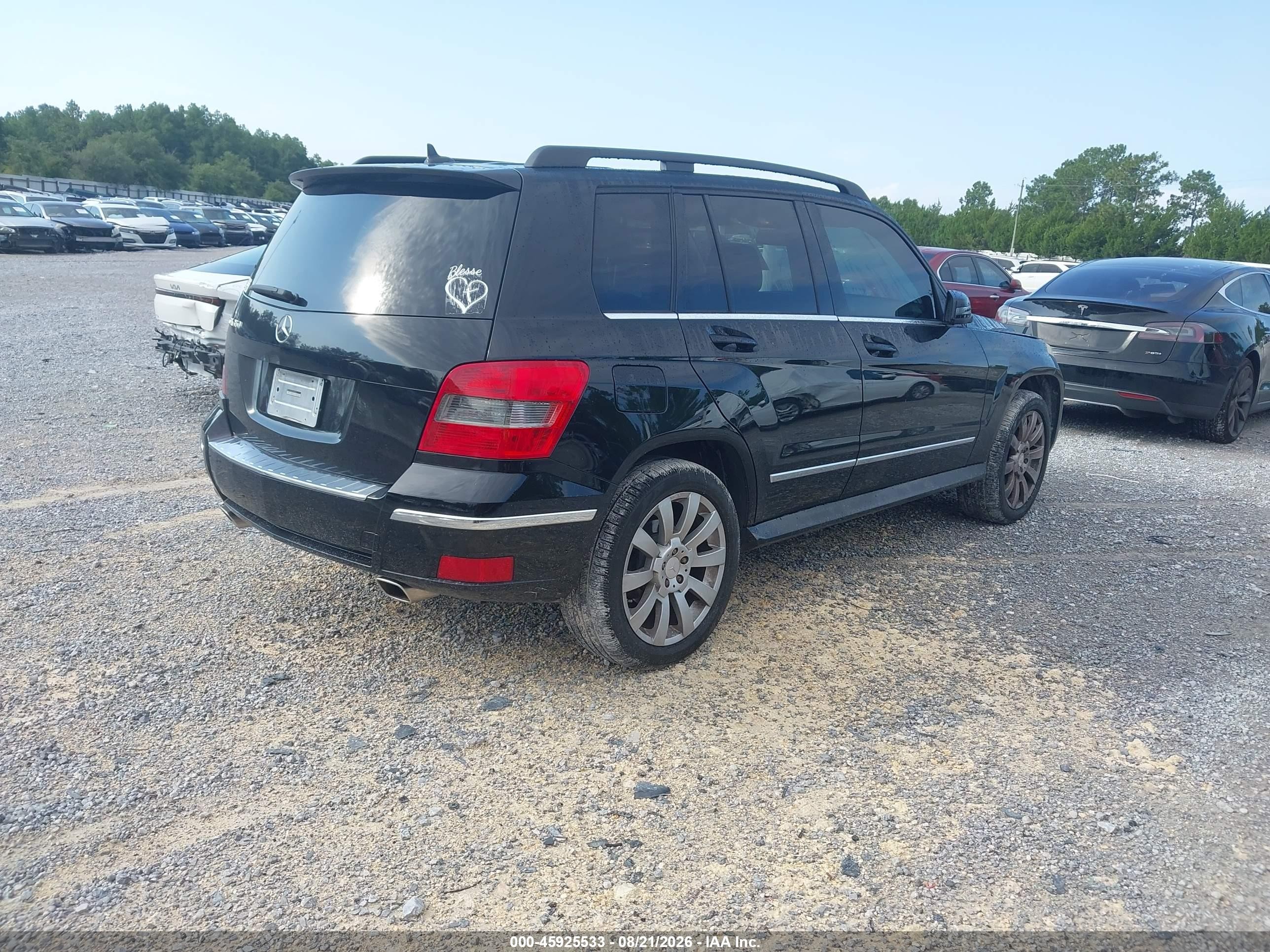 2010 Mercedes-benz Glk 350   Black vin: WDCGG5GB3AF494474