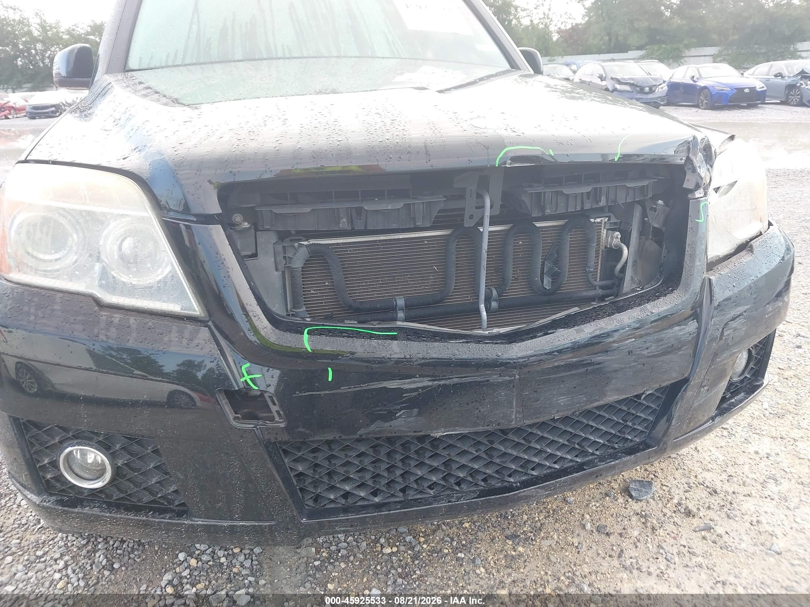 2010 Mercedes-benz Glk 350   Black vin: WDCGG5GB3AF494474