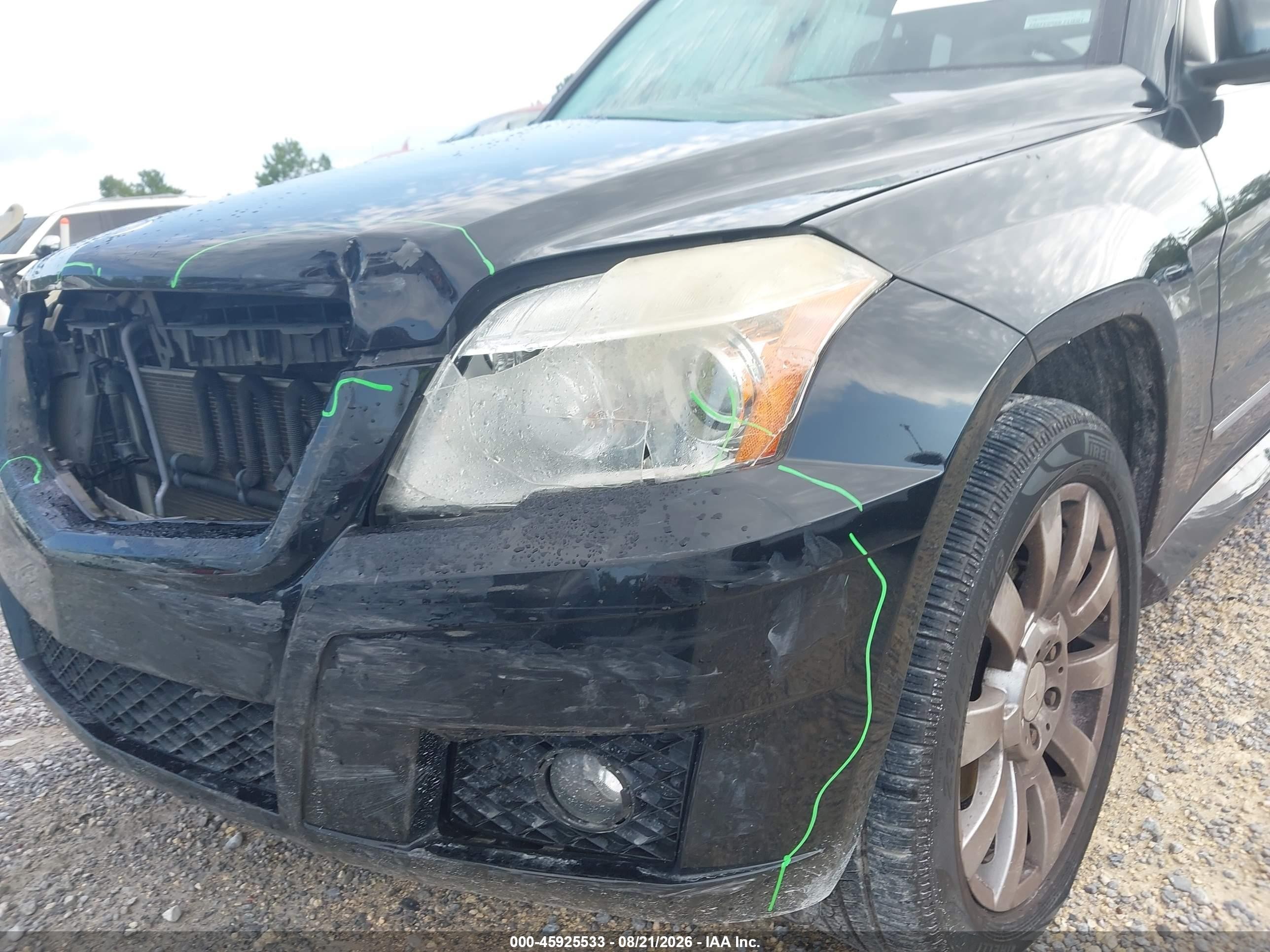2010 Mercedes-benz Glk 350   Black vin: WDCGG5GB3AF494474