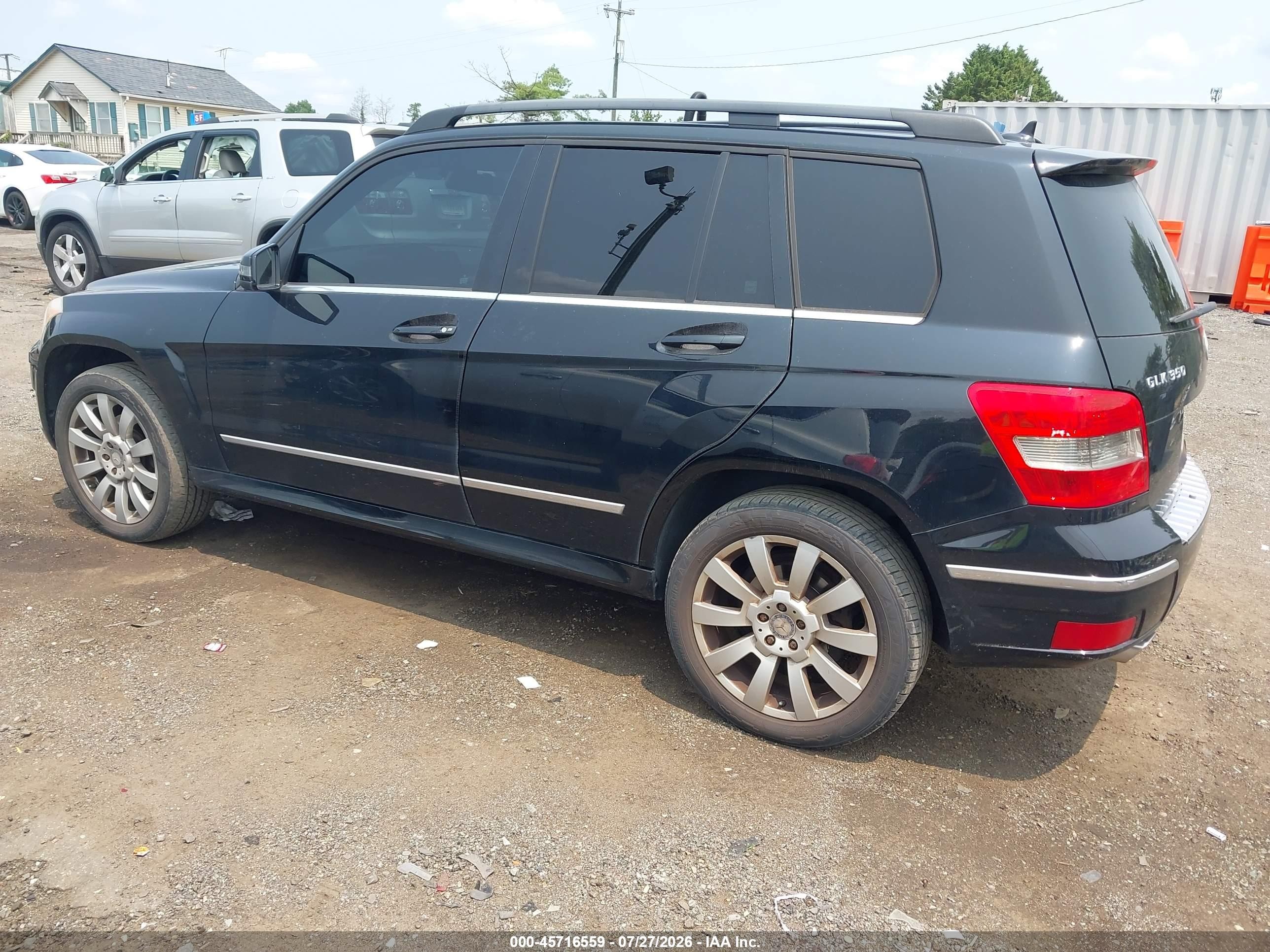 2012 Mercedes-benz Glk 350   Черный vin: WDCGG5GB3CF752754
