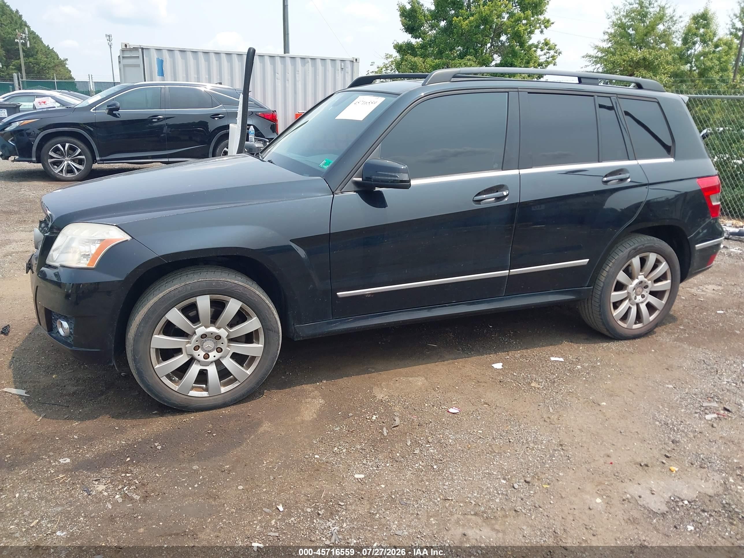 2012 Mercedes-benz Glk 350   Черный vin: WDCGG5GB3CF752754